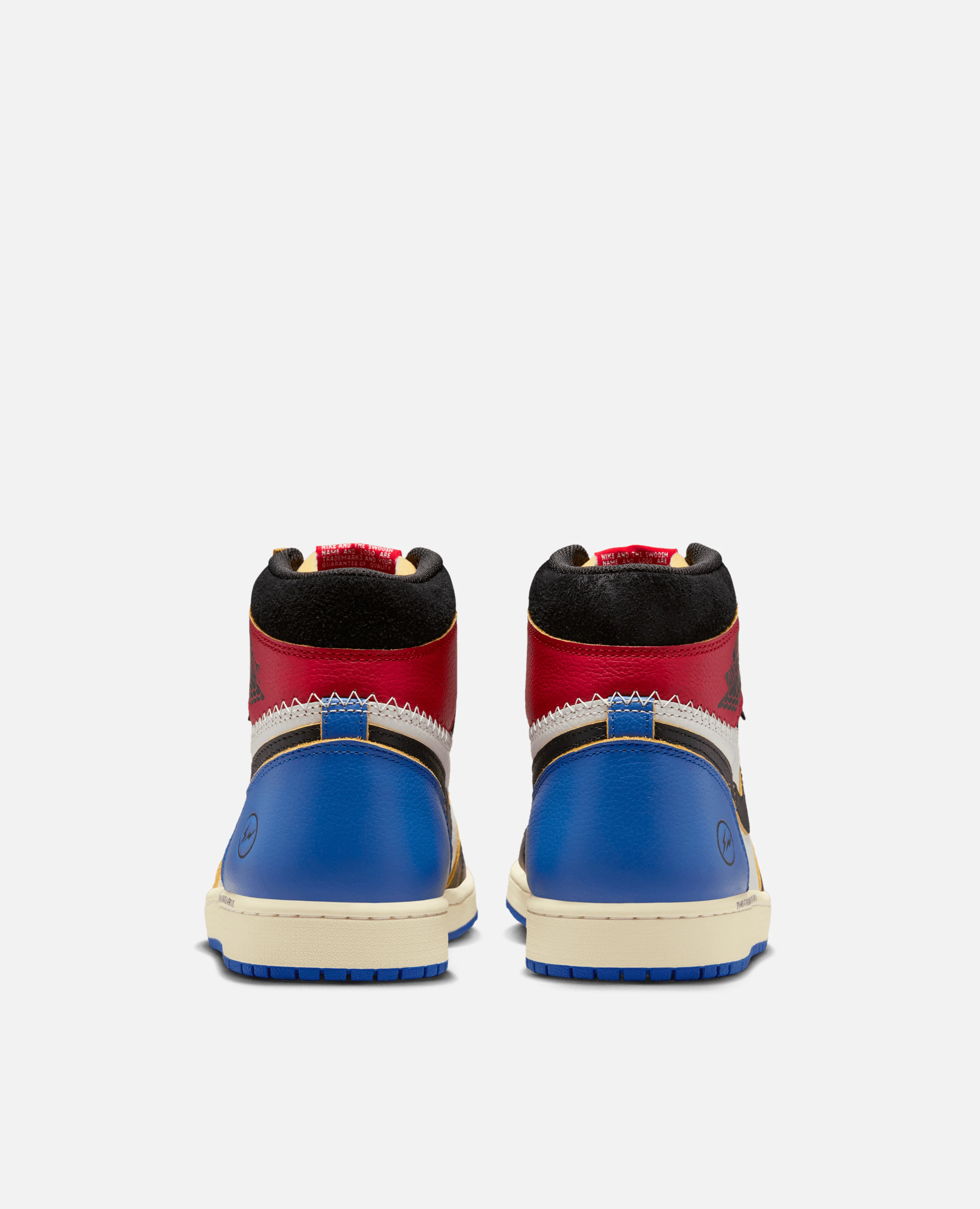 Air Jordan 1 Retro High OG x Union x Fragment (Black/White-Varsity Red-Sport Royal) - Image 4