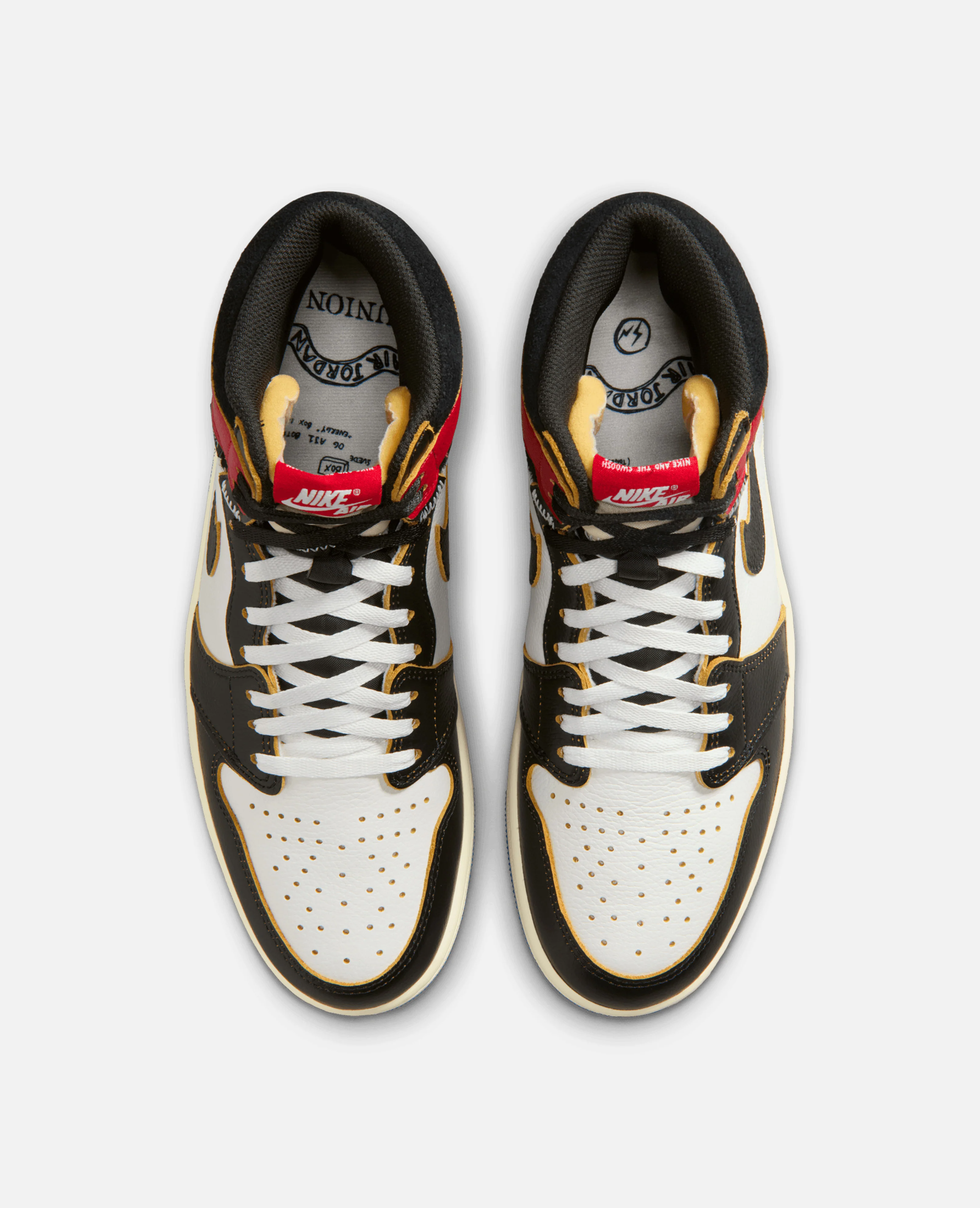 Air Jordan 1 Retro High OG x Union x Fragment (Black/White-Varsity Red-Sport Royal) - Image 5