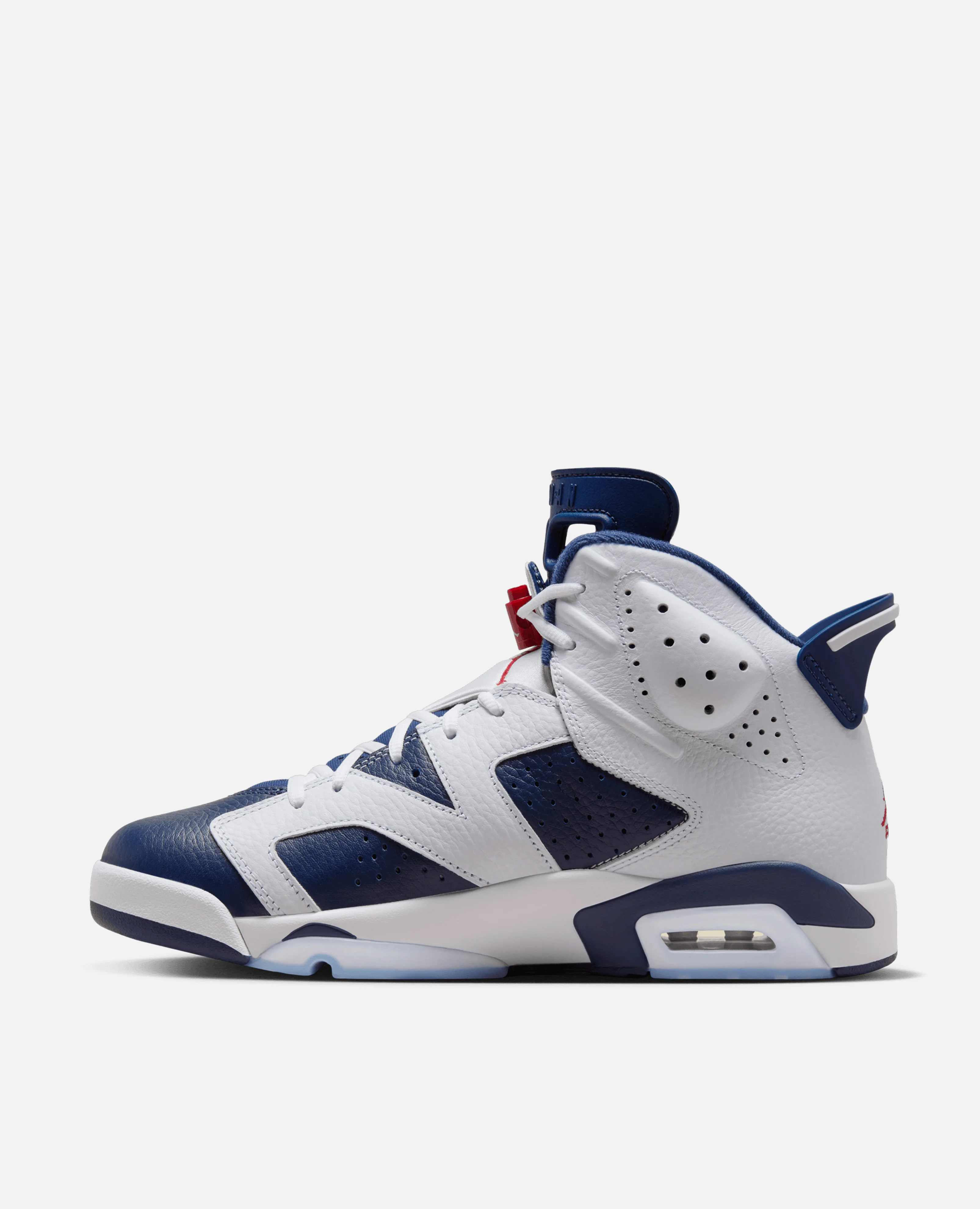 Air Jordan 6 Retro (White/Varsity Red-Midnight Navy) - Image 5