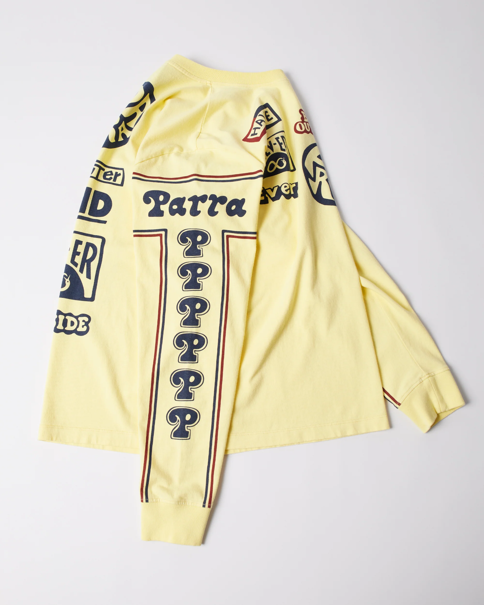 byParra Never Sinister Long Sleeve T-Shirt (Yellow) - Image 4