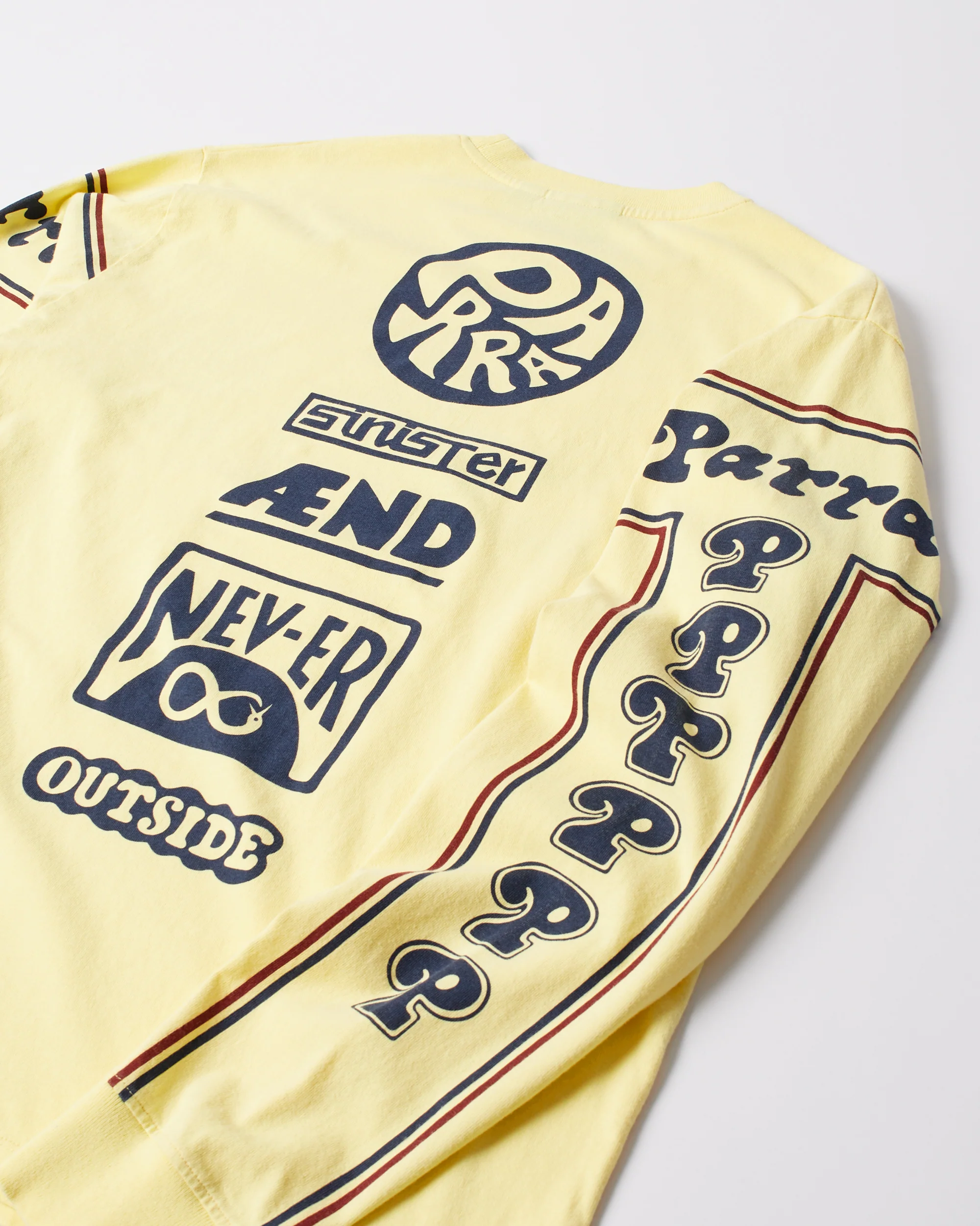 byParra Never Sinister Long Sleeve T-Shirt (Yellow) - Image 9