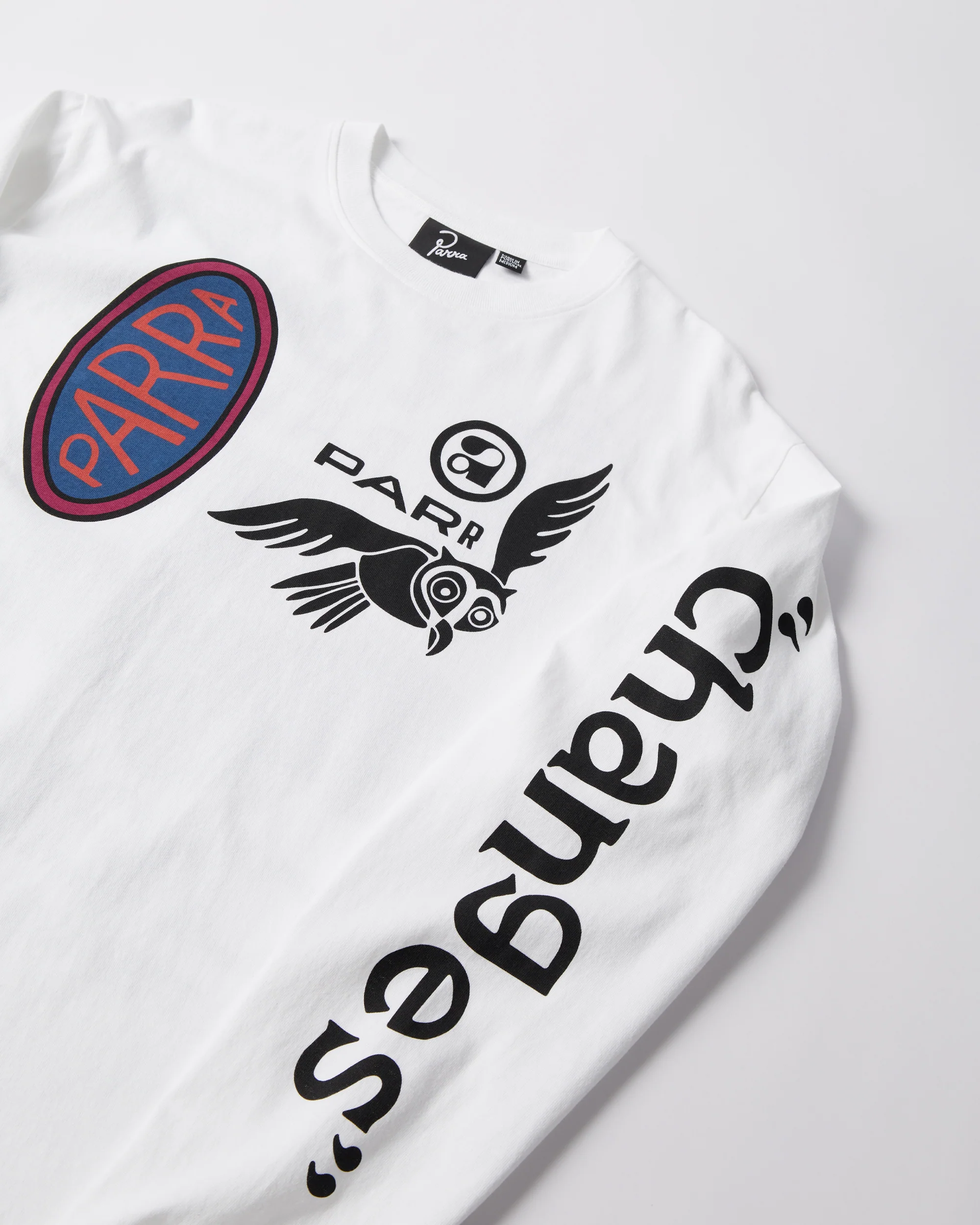 byParra Team Changes Long Sleeve T-Shirt (White) - Image 7