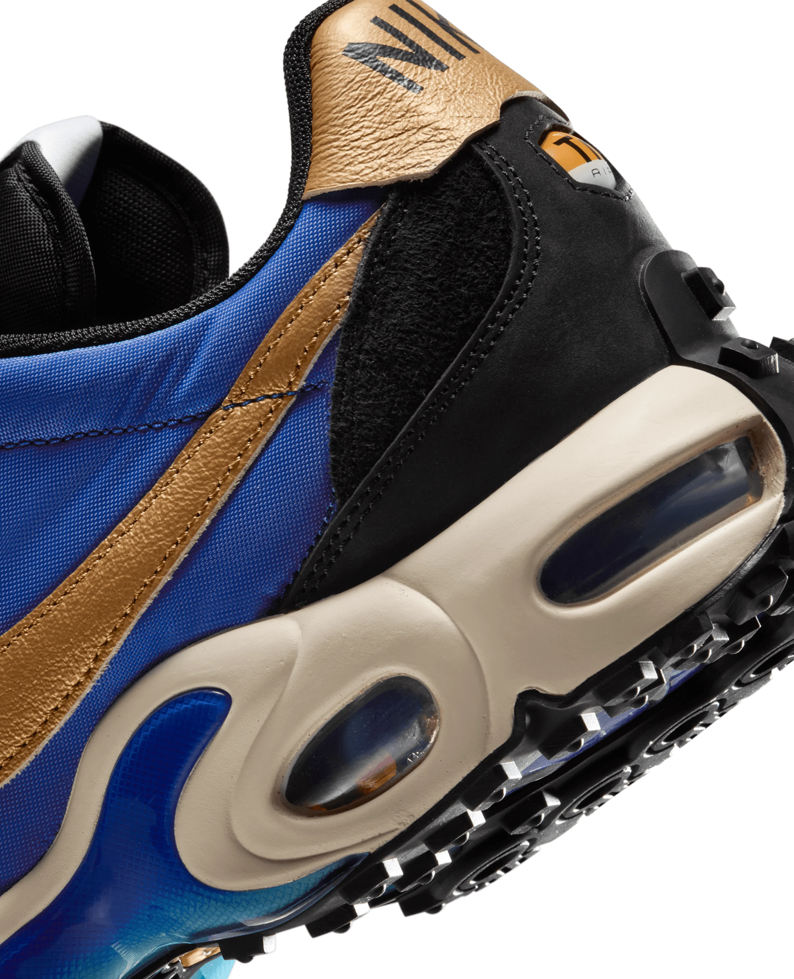 Nike Air Max Waffle SP (Hyper Blue/Metallic Gold-Black) - Image 6