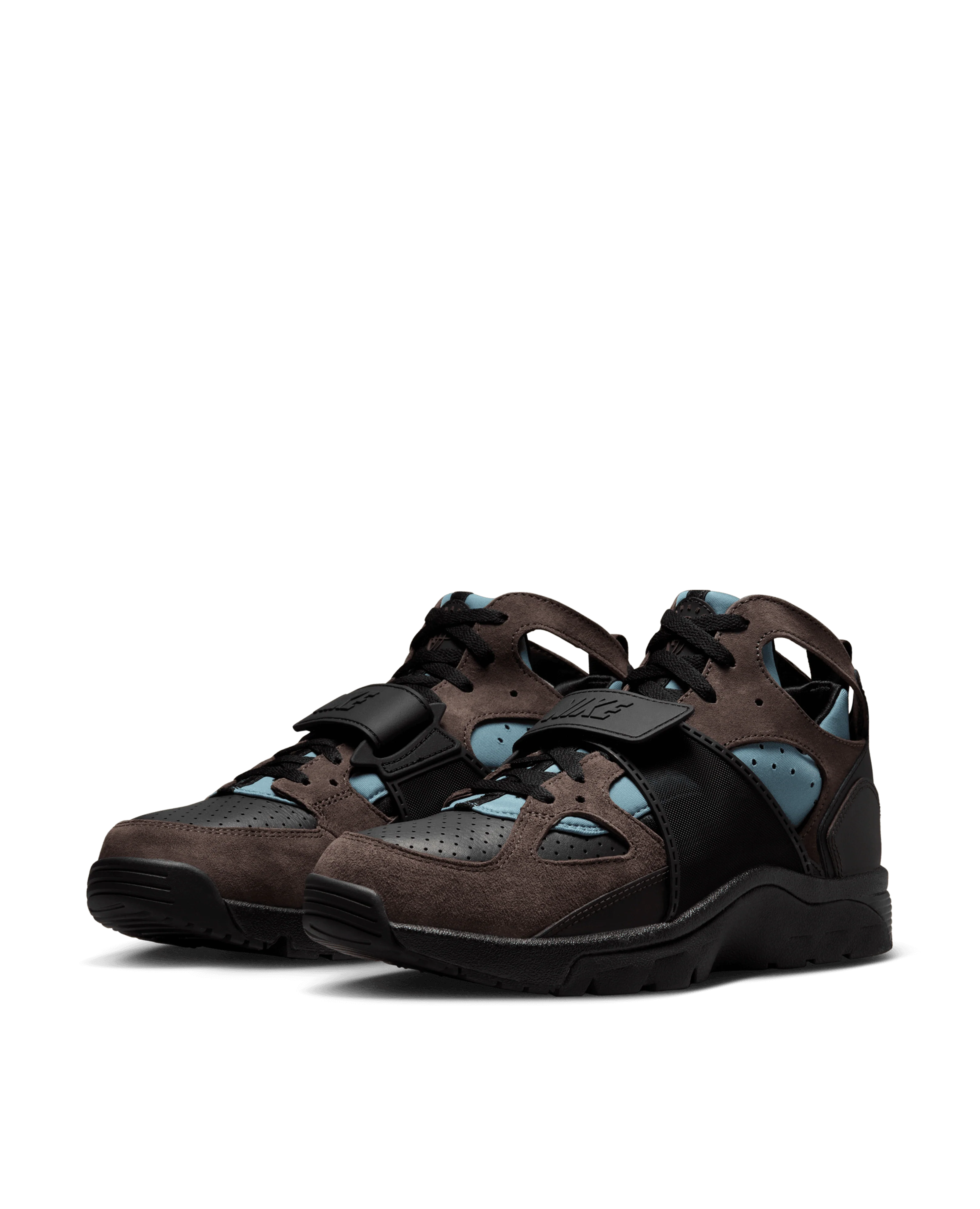 Nike Air Trainer Huarache (Black/Baroque Brown-Smokey Blue) - Image 3