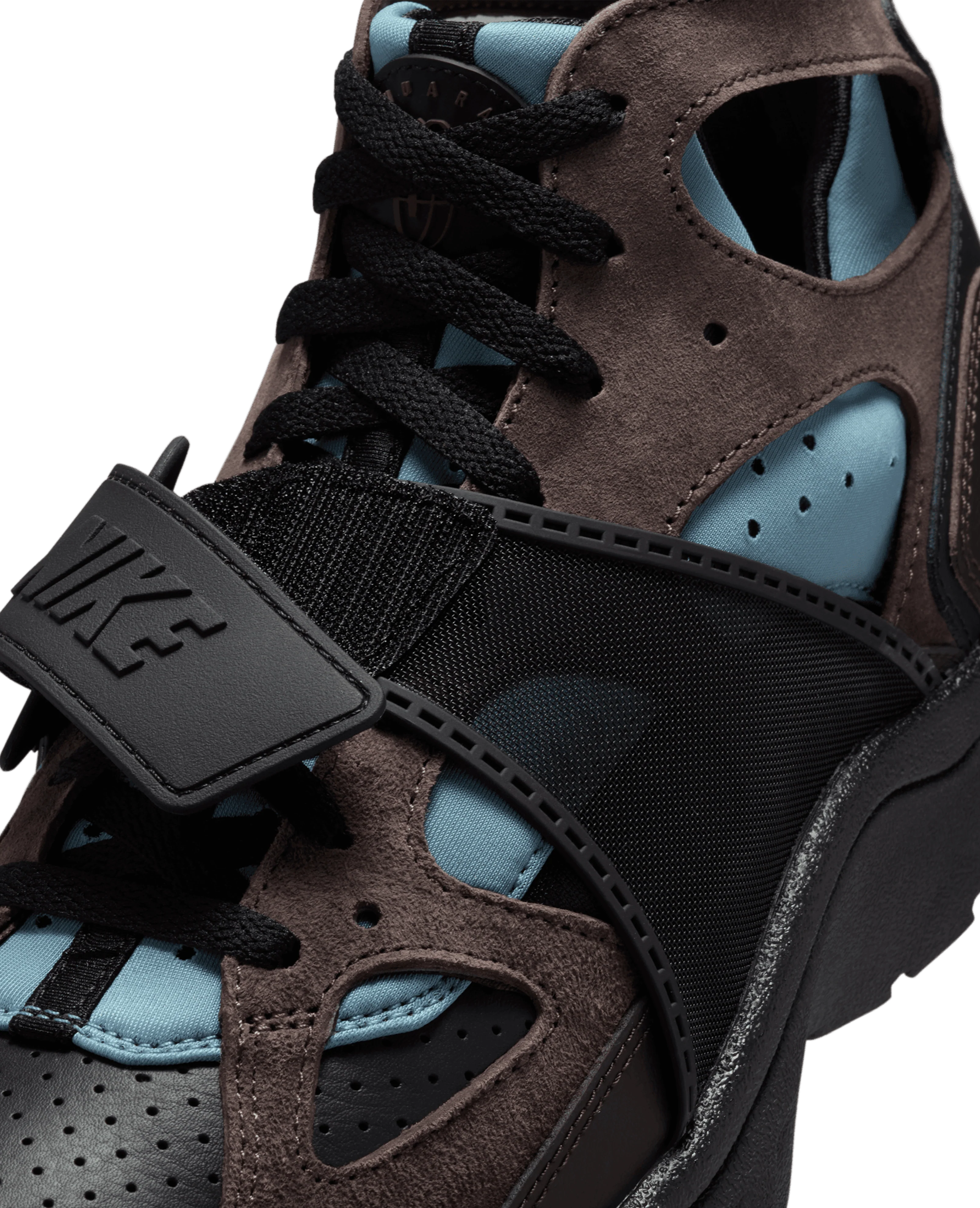 Nike Air Trainer Huarache (Black/Baroque Brown-Smokey Blue) - Image 4