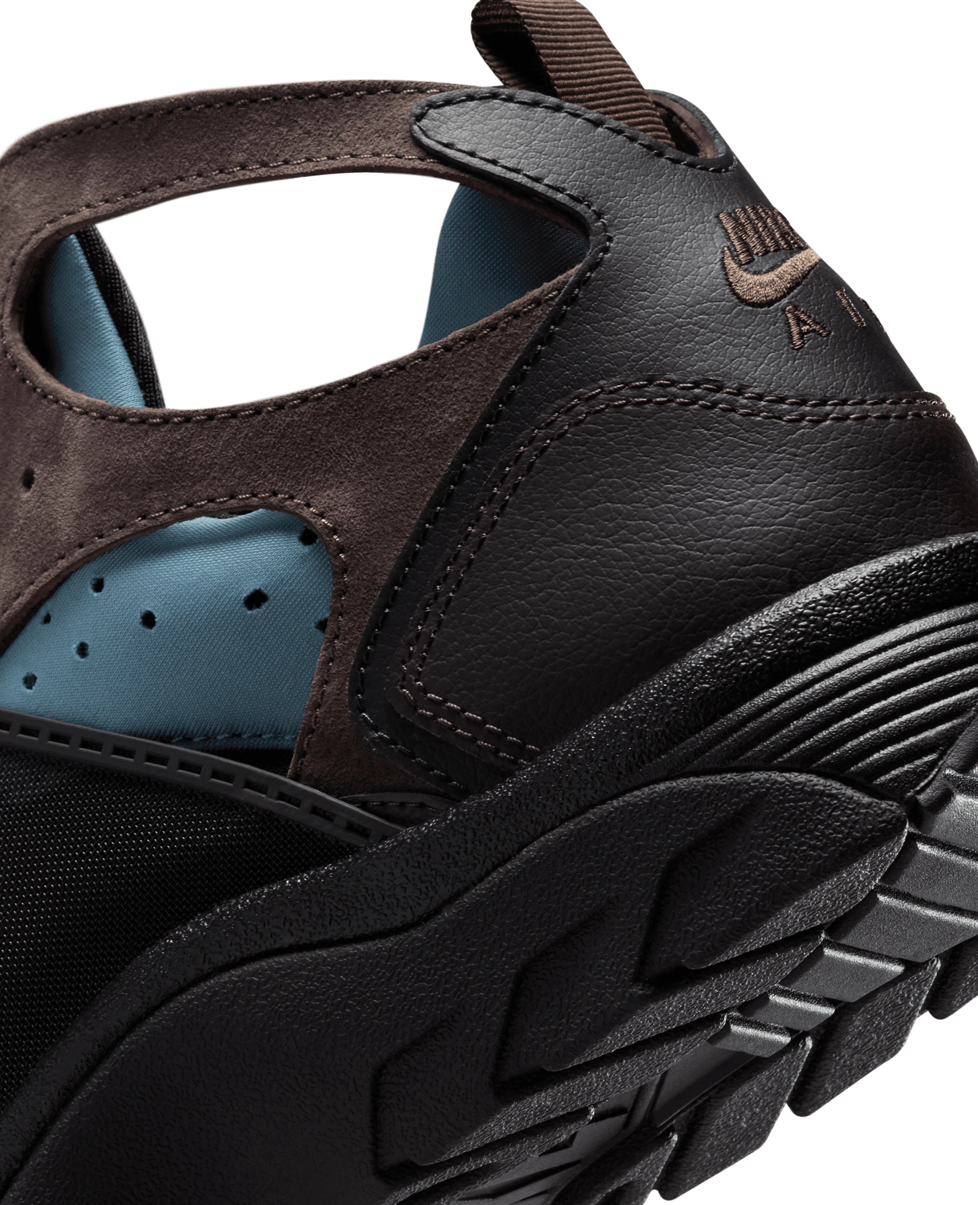 Nike Air Trainer Huarache (Black/Baroque Brown-Smokey Blue) - Image 5
