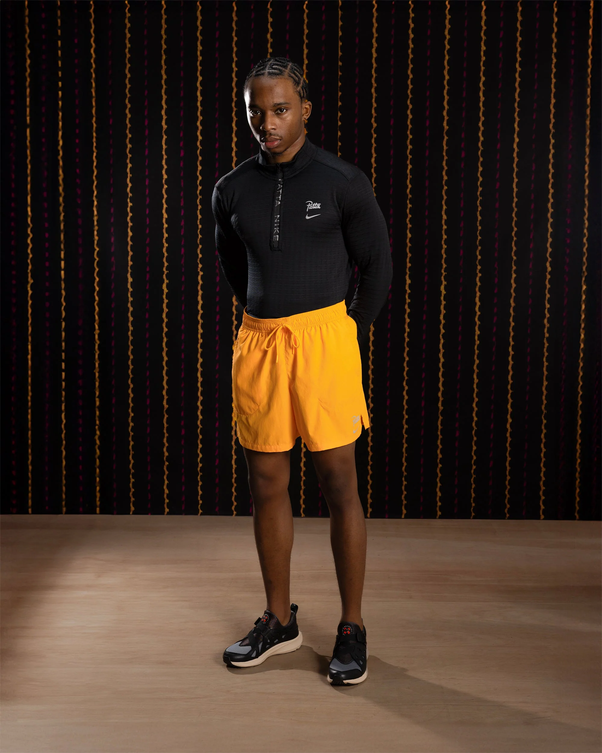 Nike x Patta Running Team Shorts (Sundial) - Image 4