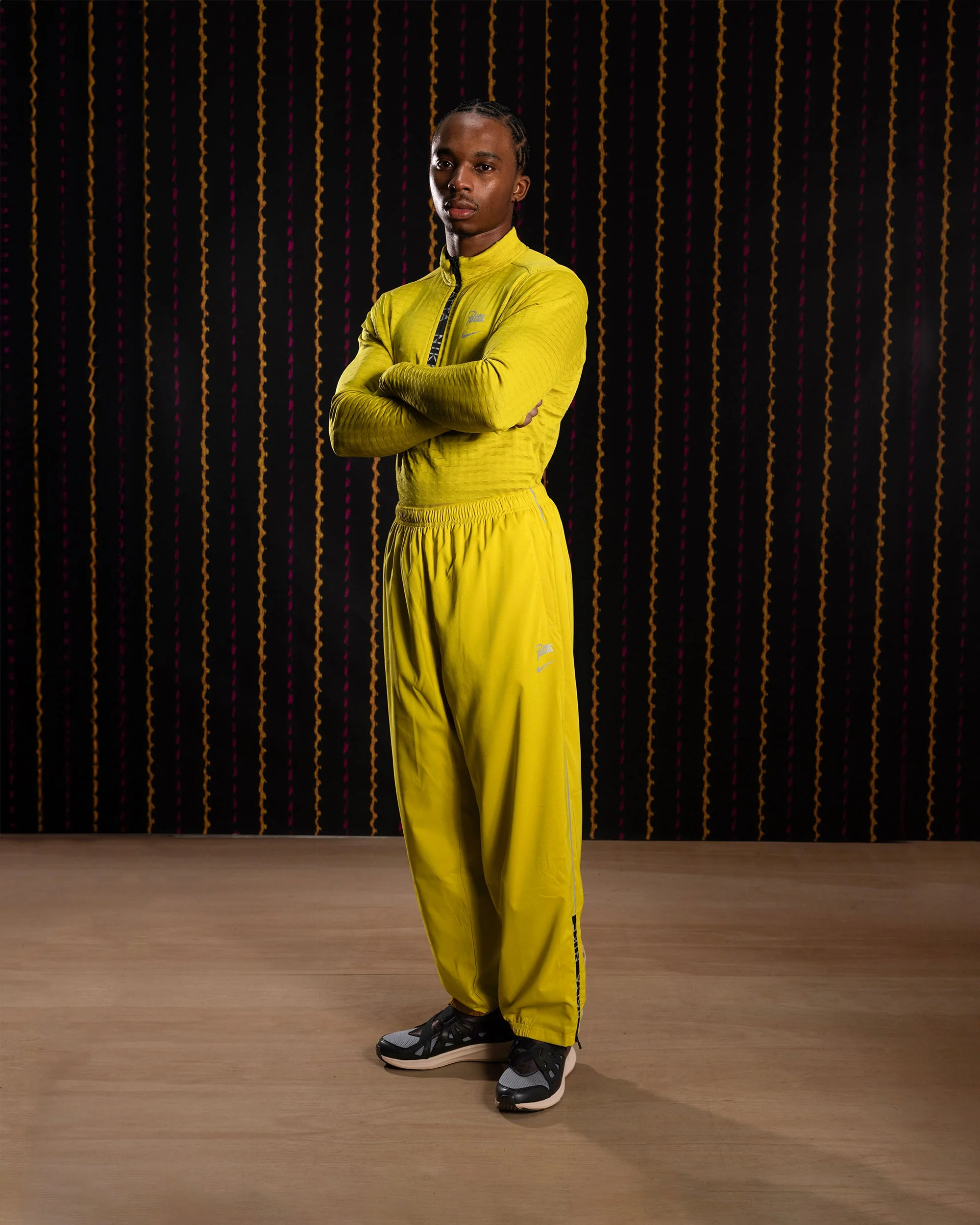 Nike x Patta Running Team Track Pants (Saffron Quartz) - Image 4