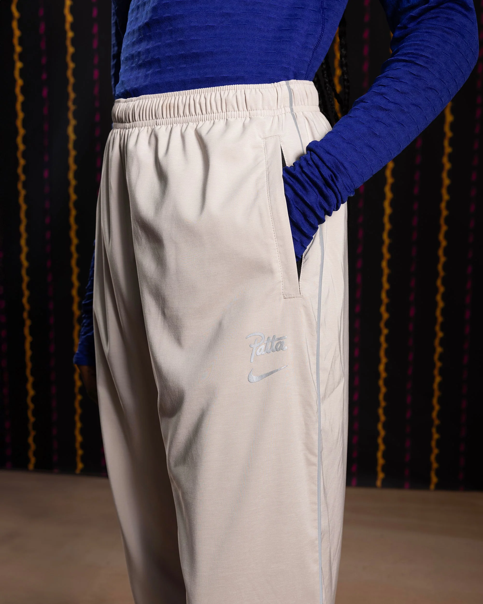 Nike x Patta Running Team Track Pants (Sanddrift/Cream II) - Image 4
