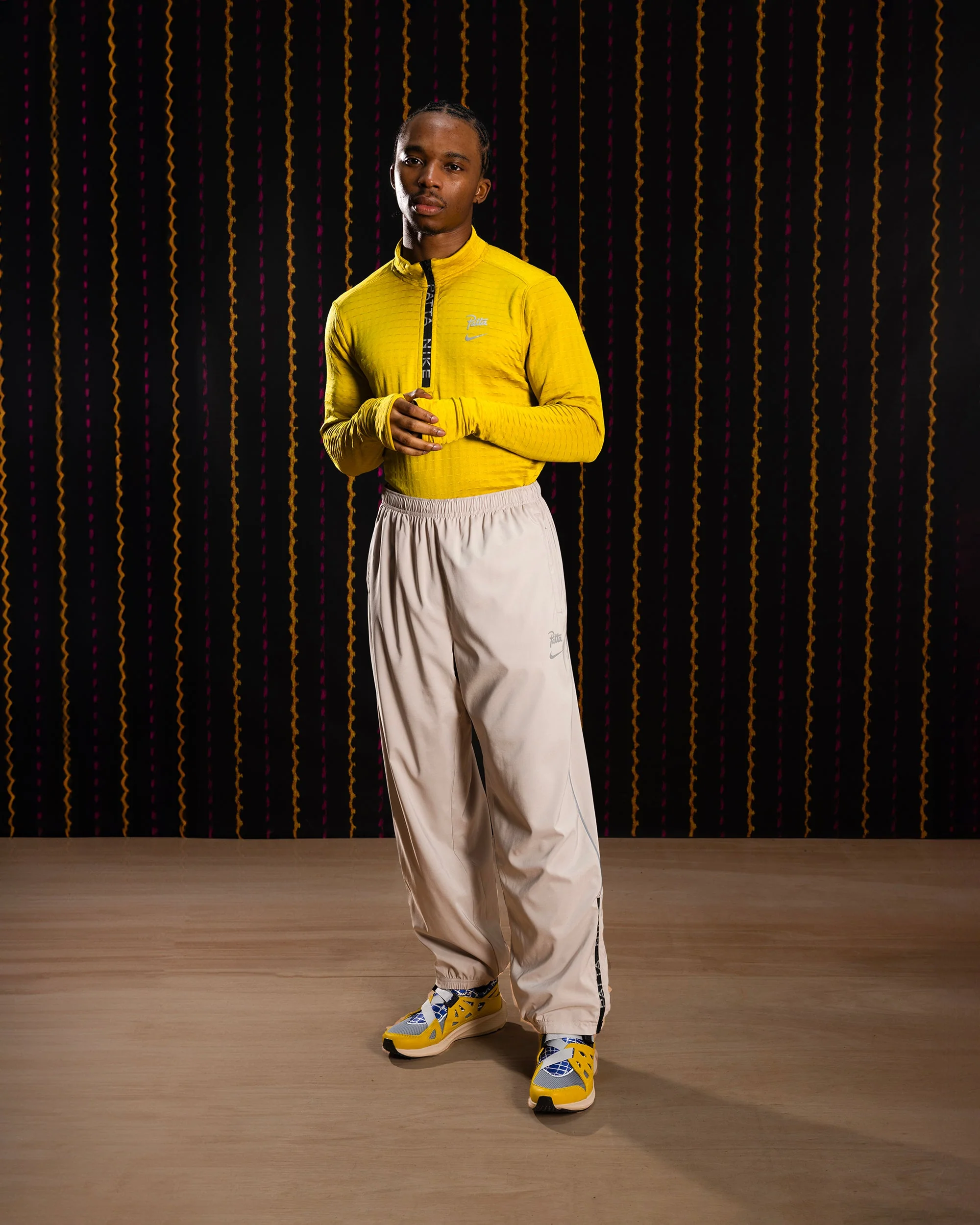 Nike x Patta Running Team Track Pants (Sanddrift/Cream II) - Image 5