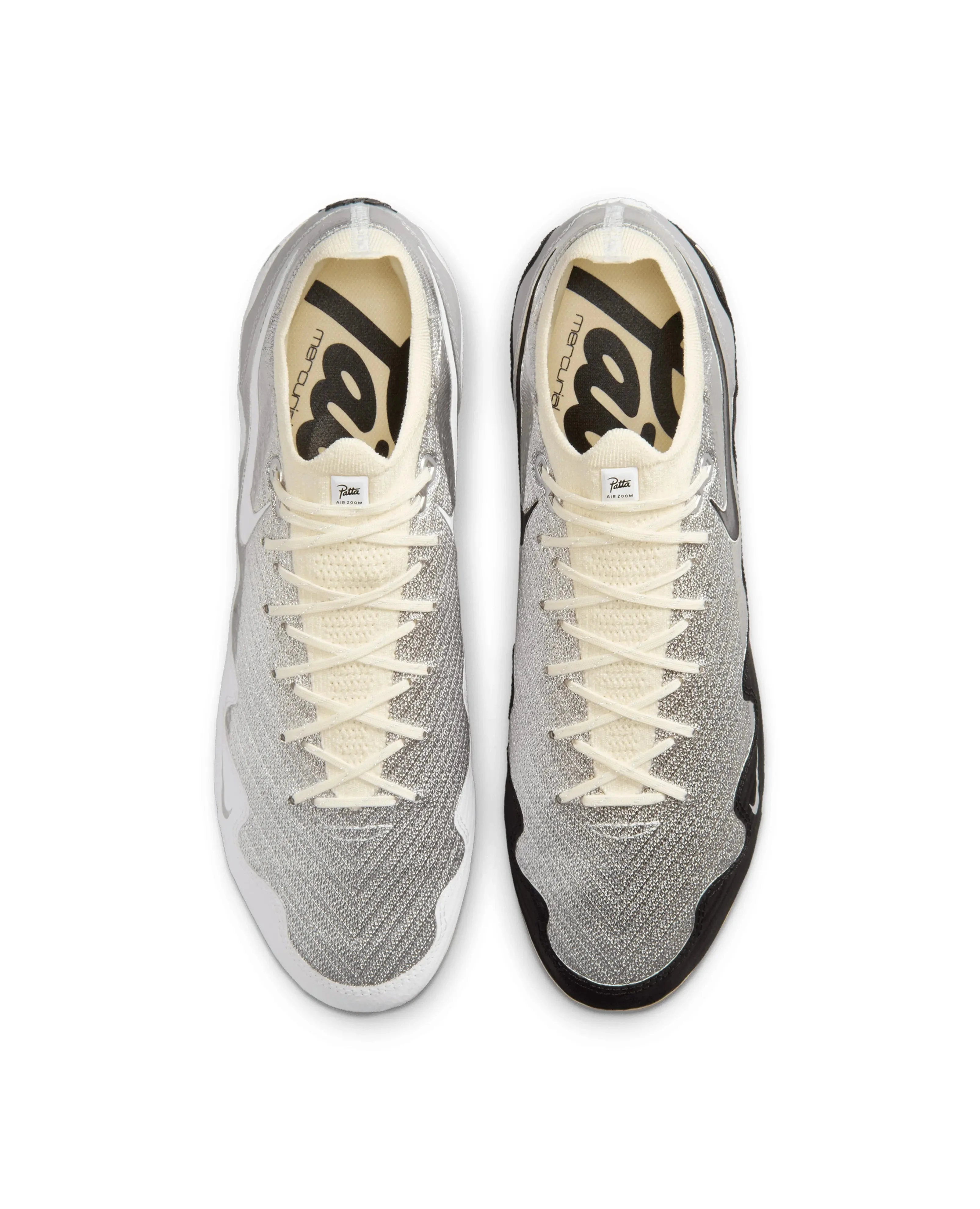 Patta x Nike Mercurial Vapor 16 Elite (Chrome/Black-White) - Image 5