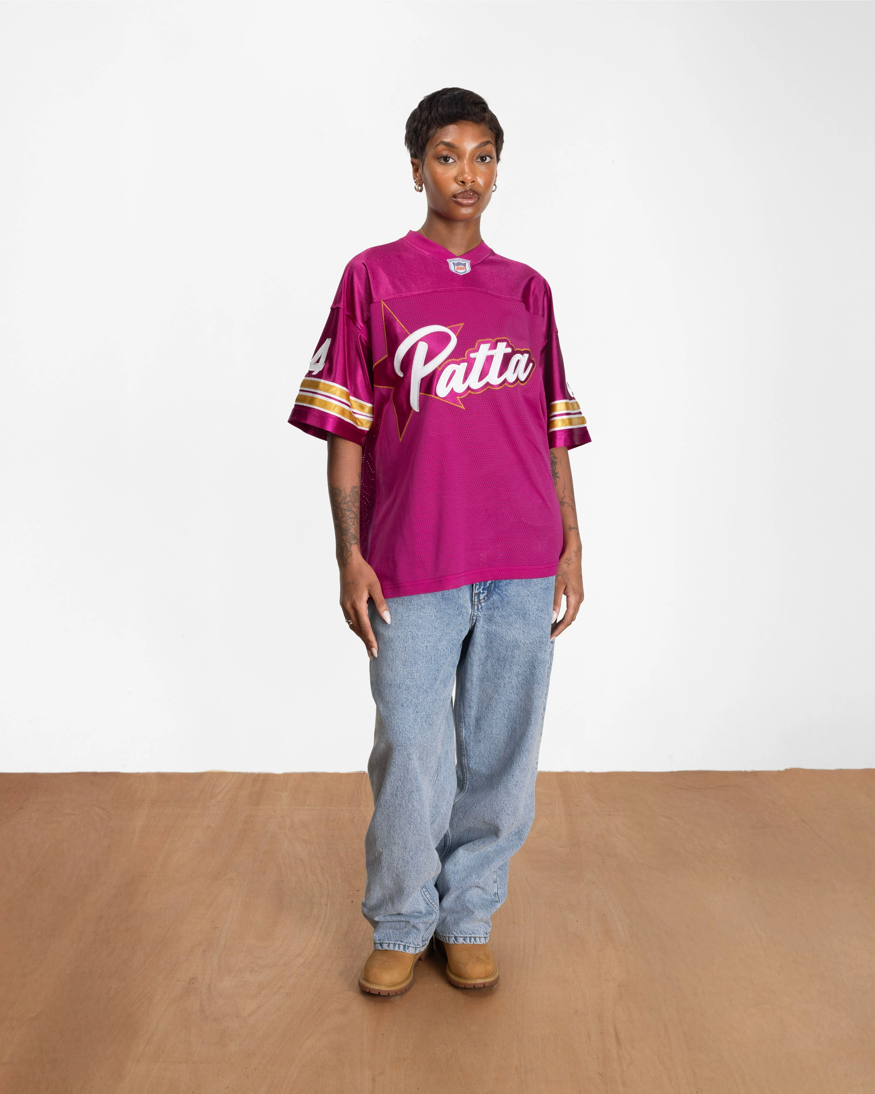 Patta All Star Football Jersey (Fuchsia Red) - Image 5