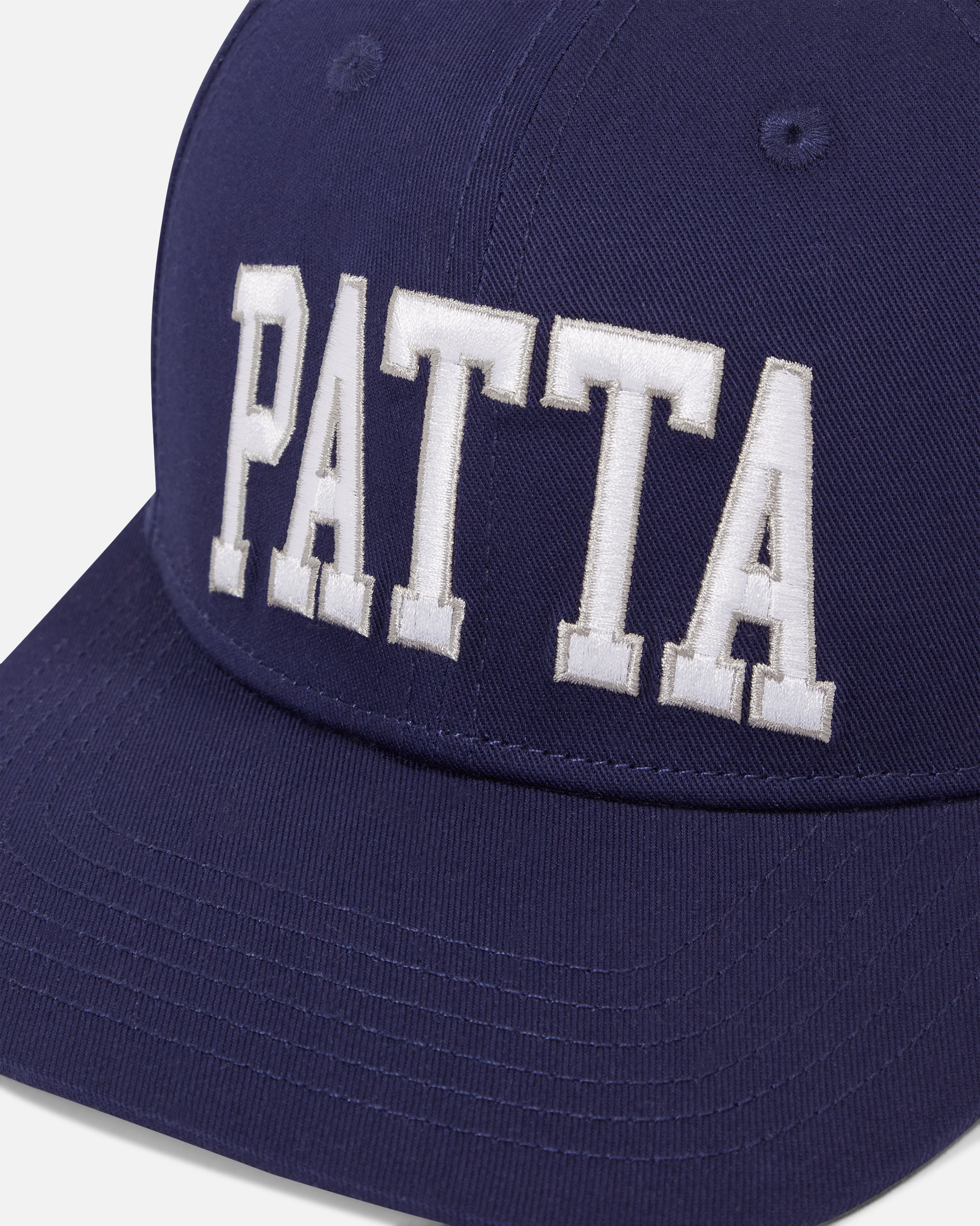 Patta Arc logo Snapback Cap (Black/Estate Blue (Estate Blue) - Image 3