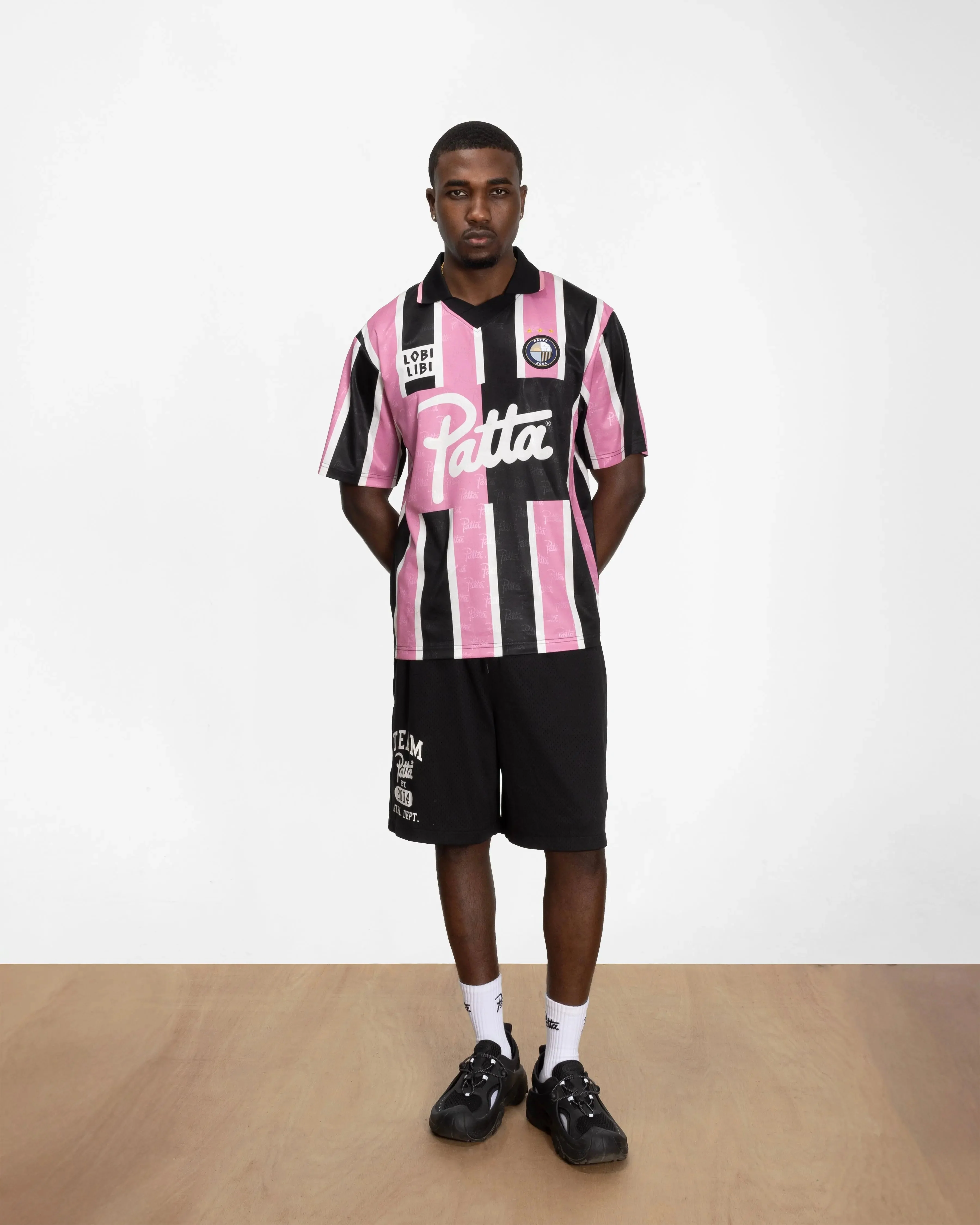 Patta Athletic Mesh Shorts (Black) - Image 3