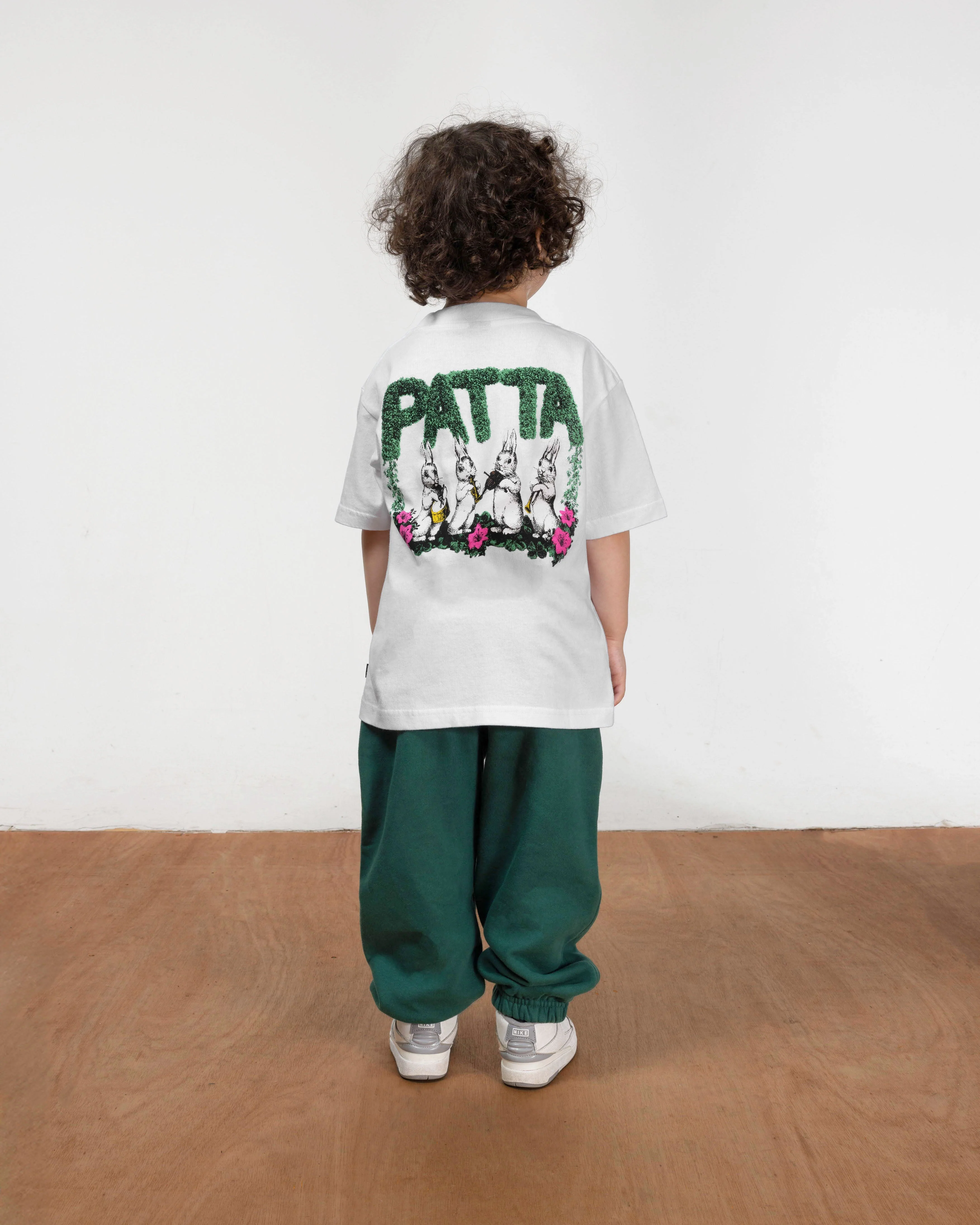 Patta Band Of Bunnies Kids T-Shirt (White) - Image 5
