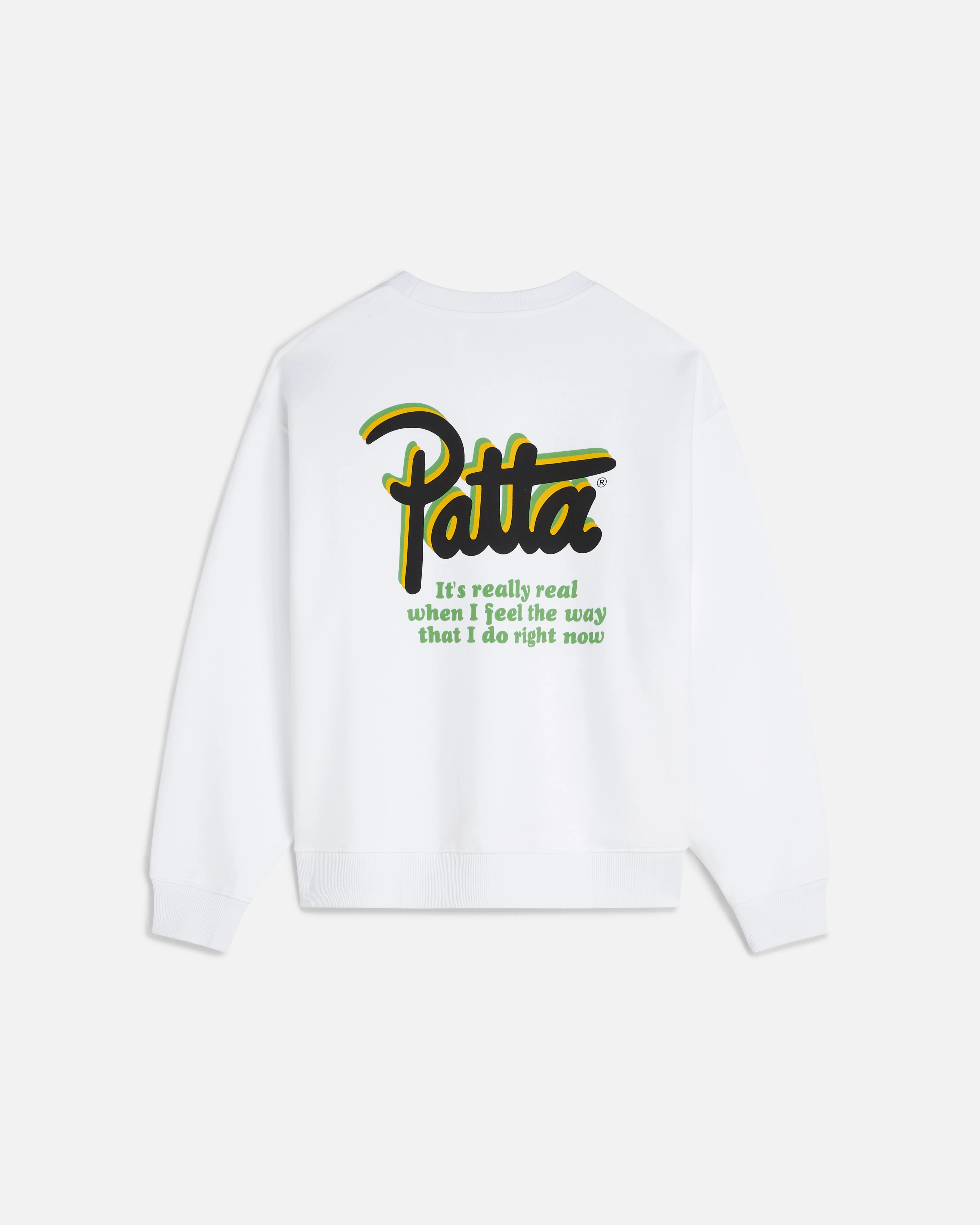 Patta Block Party Crewneck Sweater (Light Grey Melange) - Image 2