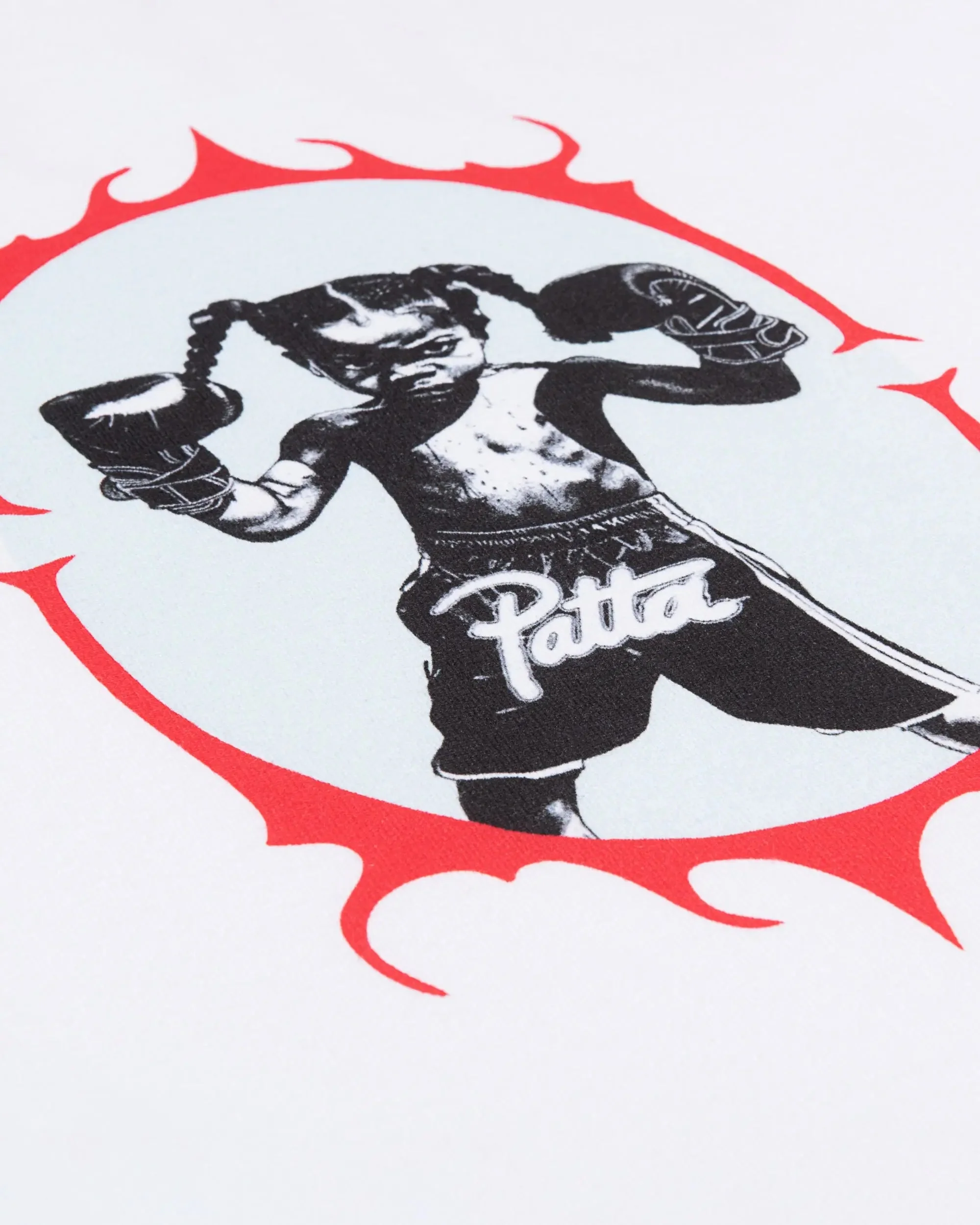 Patta Boxing T-Shirt (White) - Image 7