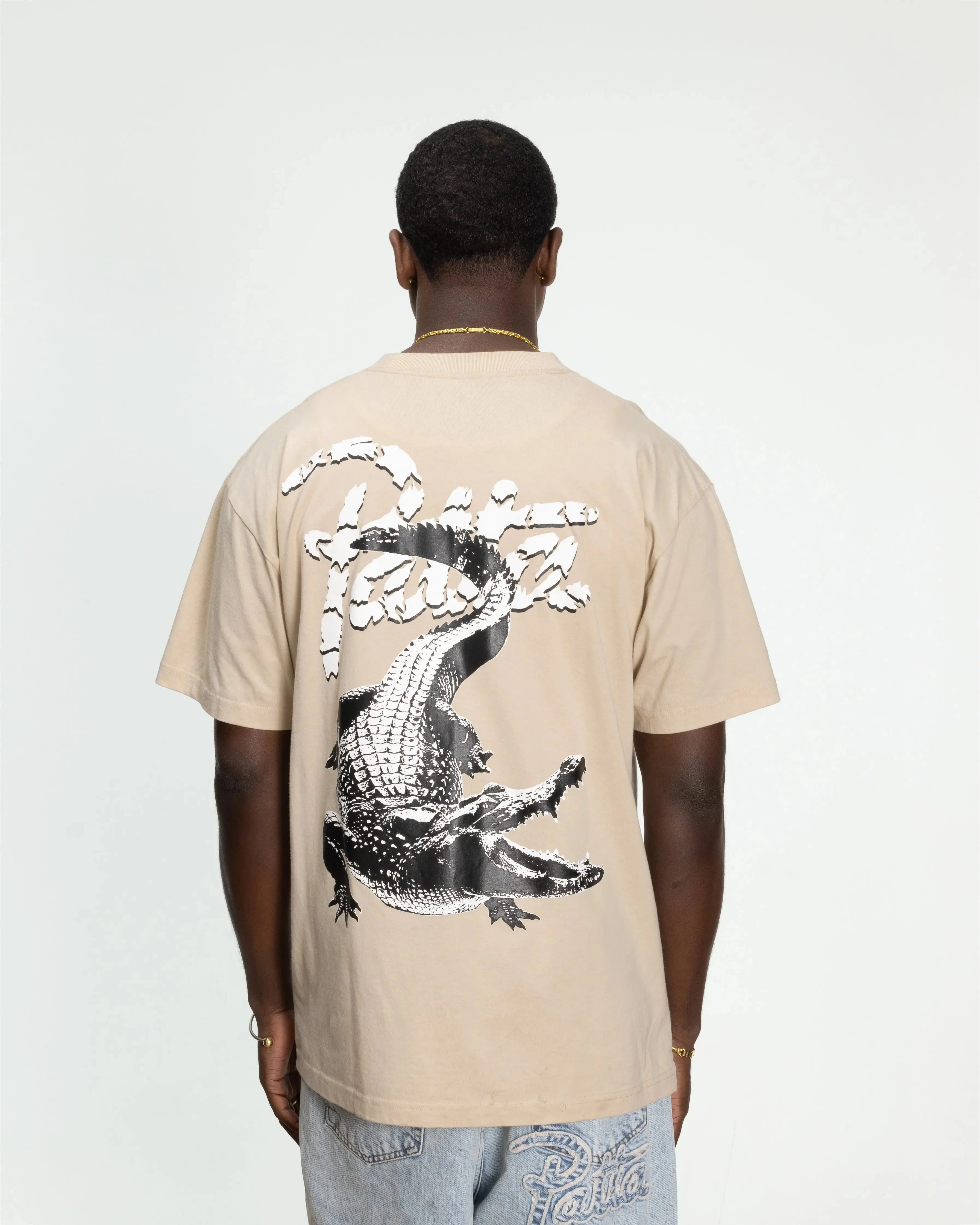 Patta Croco T-shirt (Oatmeal) - Image 3