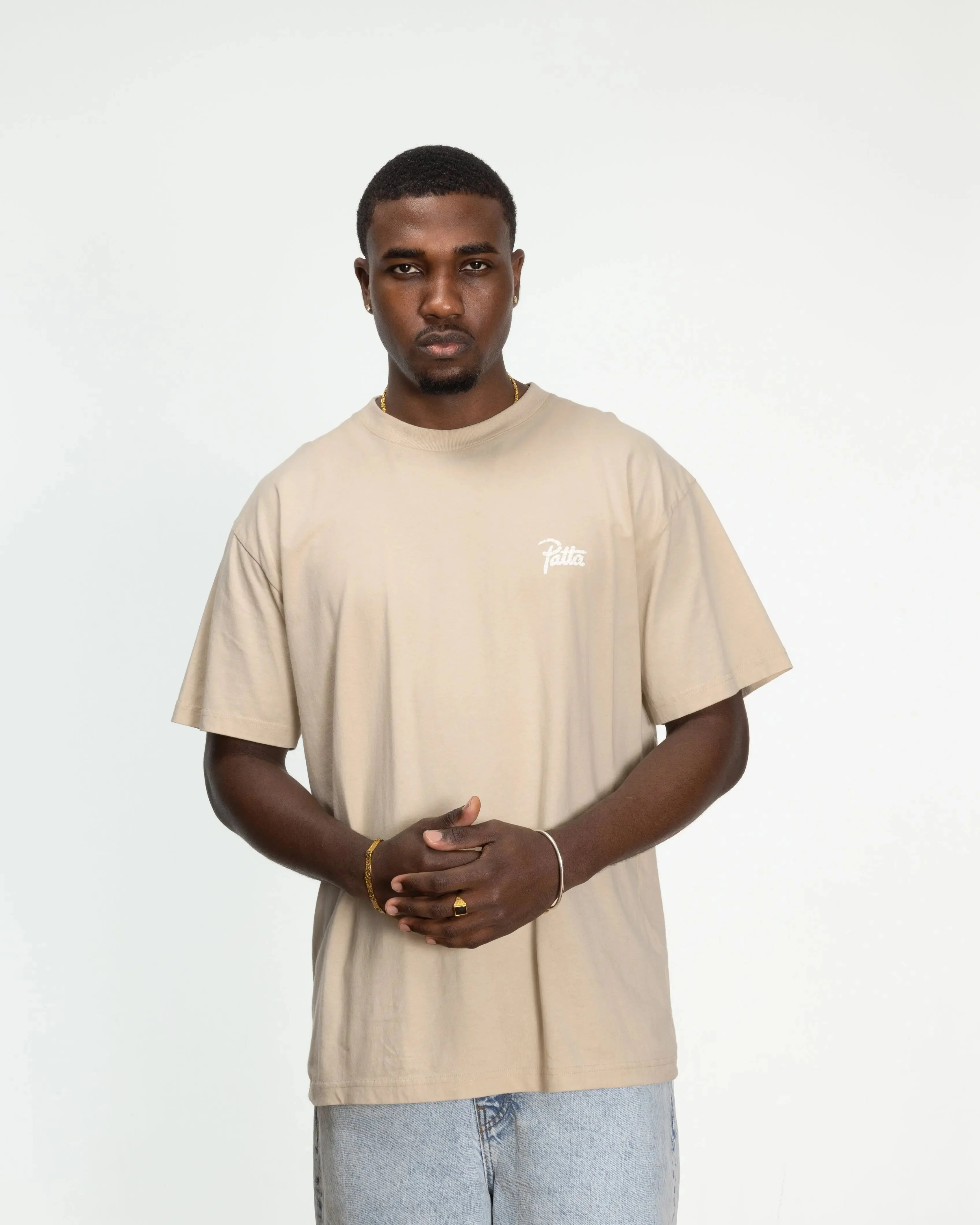Patta Croco T-shirt (Oatmeal) - Image 4