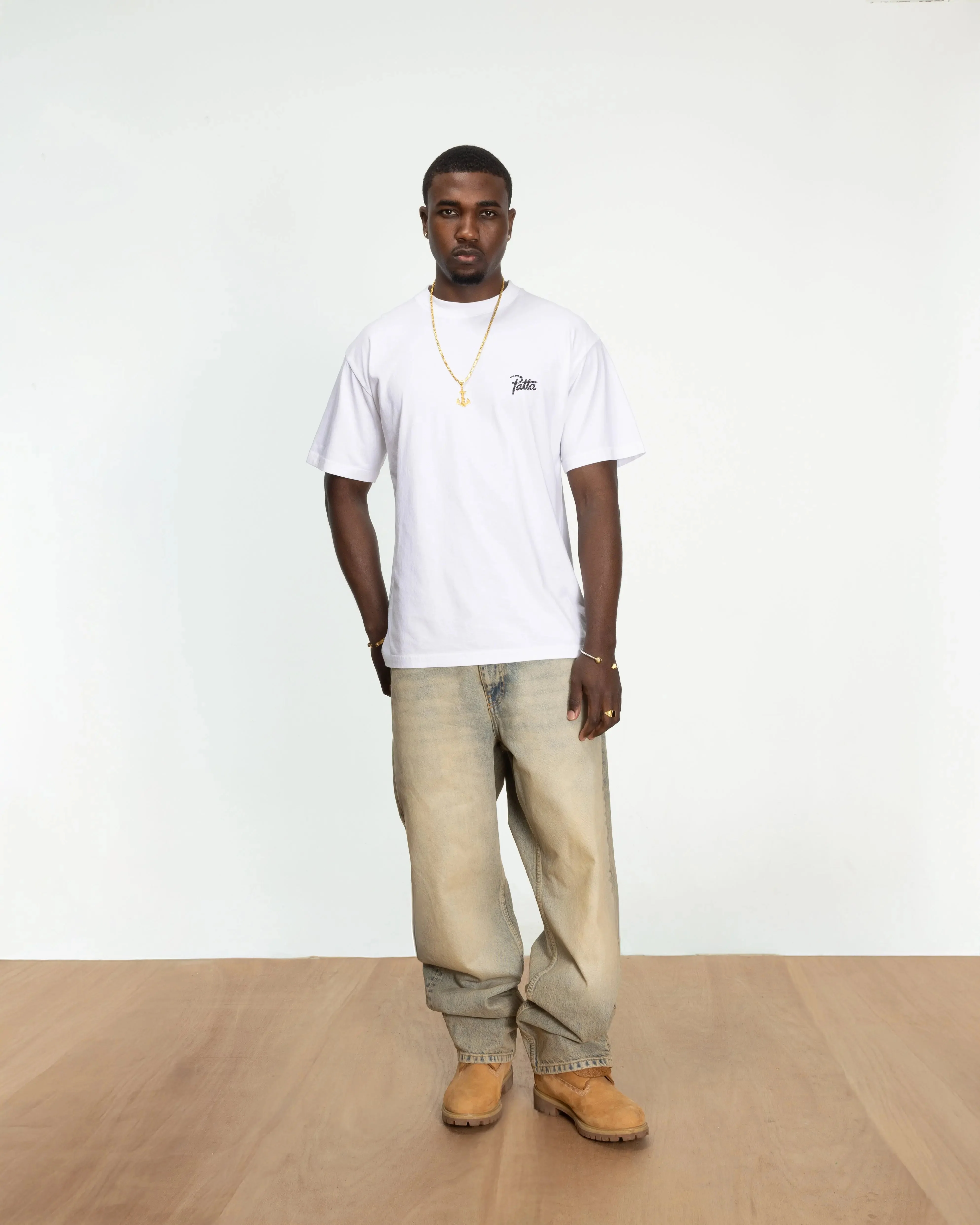 Patta Croco T-shirt (White) - Image 4
