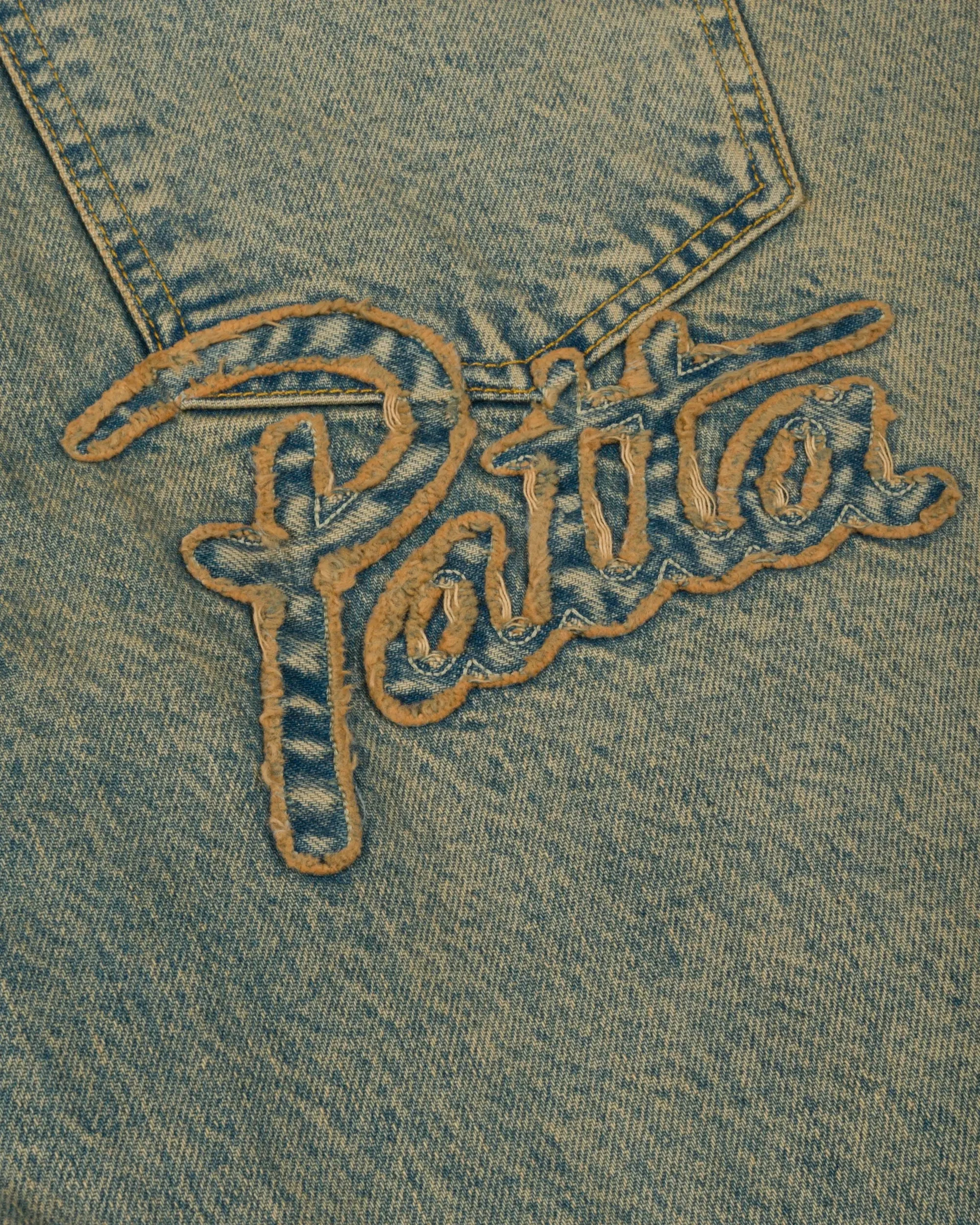 Patta Dirty Whiskers Denim Pants (Sandwashed Light Blue Denim) - Image 5