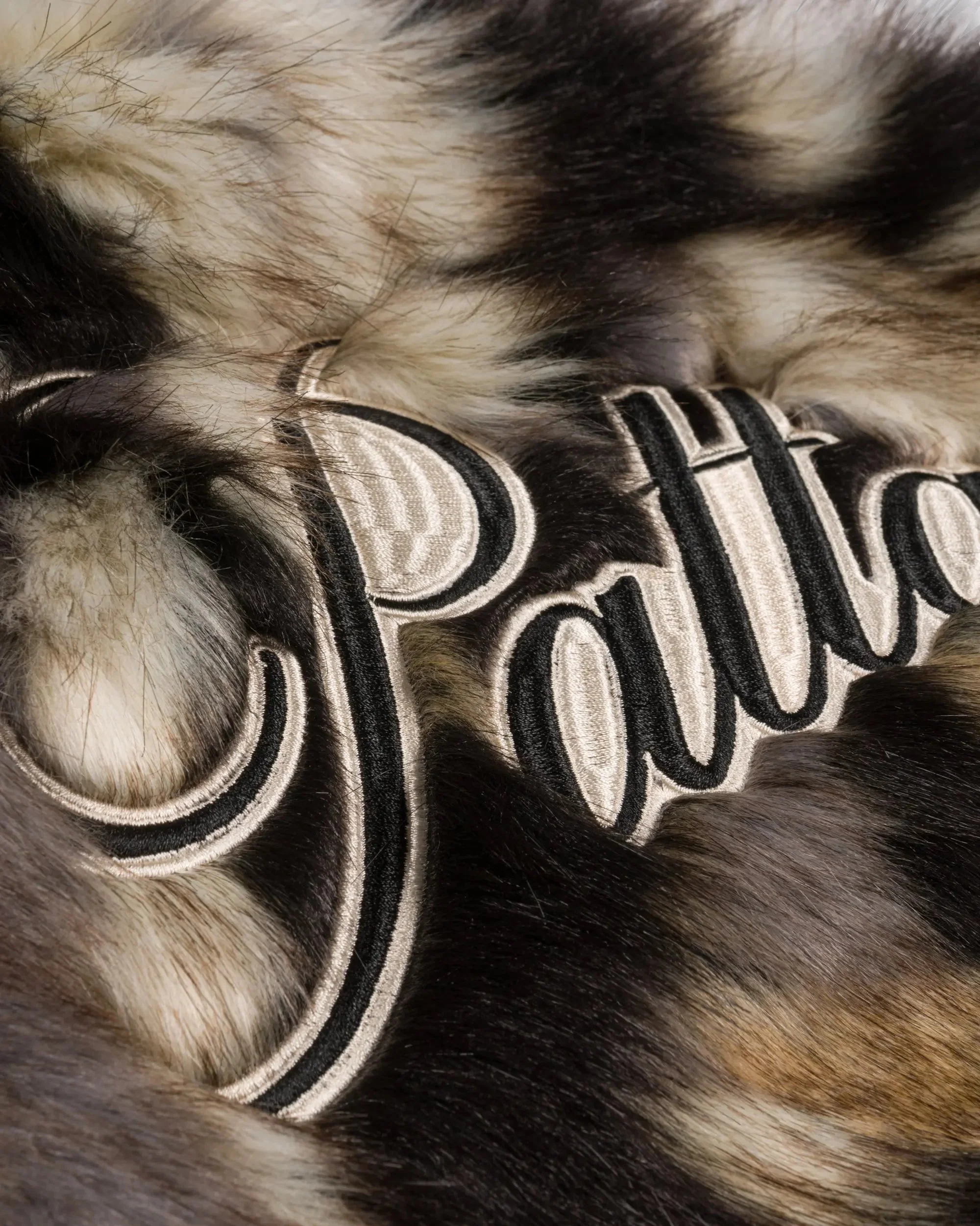 Patta Faux Fur Patchwork Jacket (Multi) - Image 9