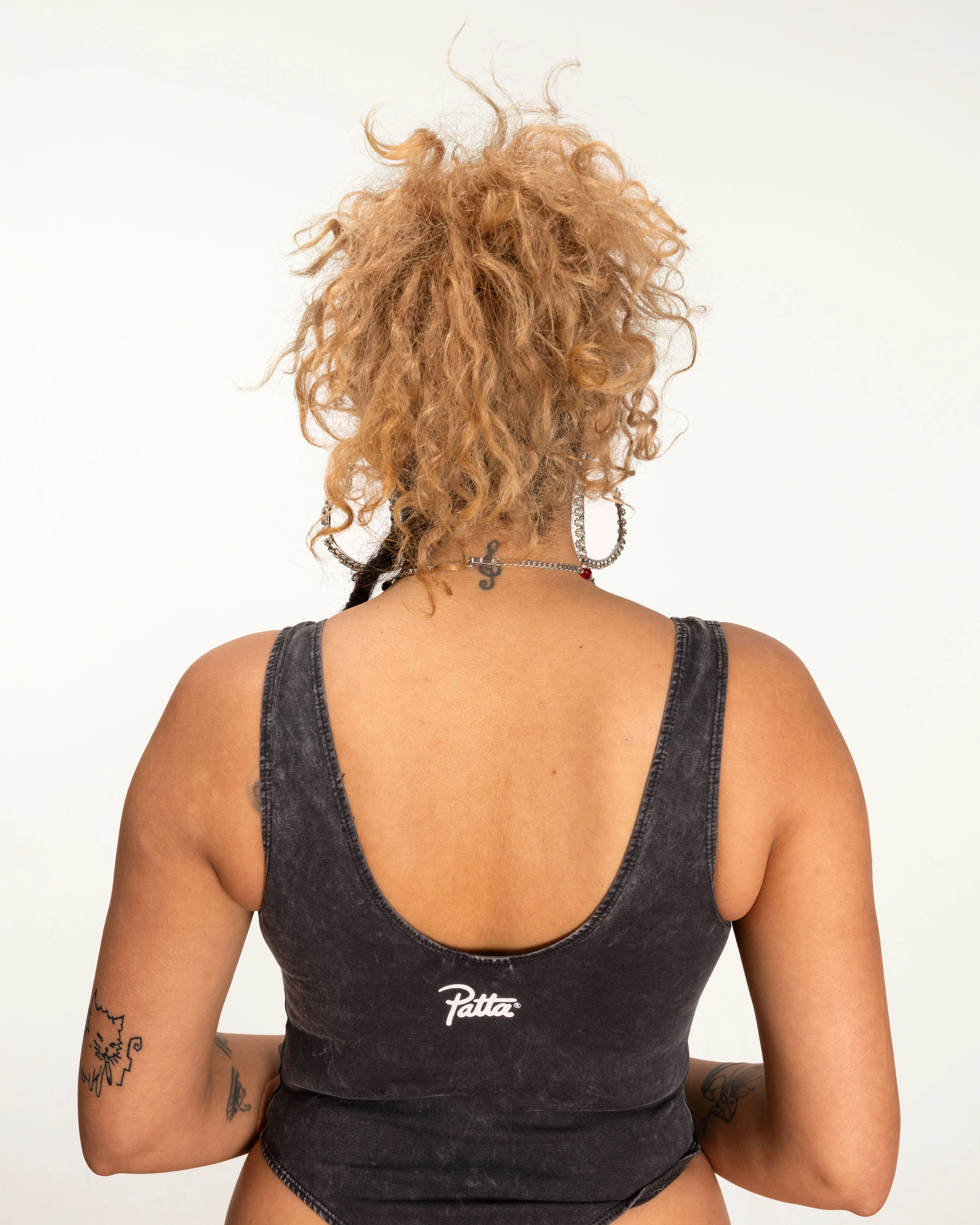 Patta Femme Acid Wash Bodysuit (Black) - Image 4