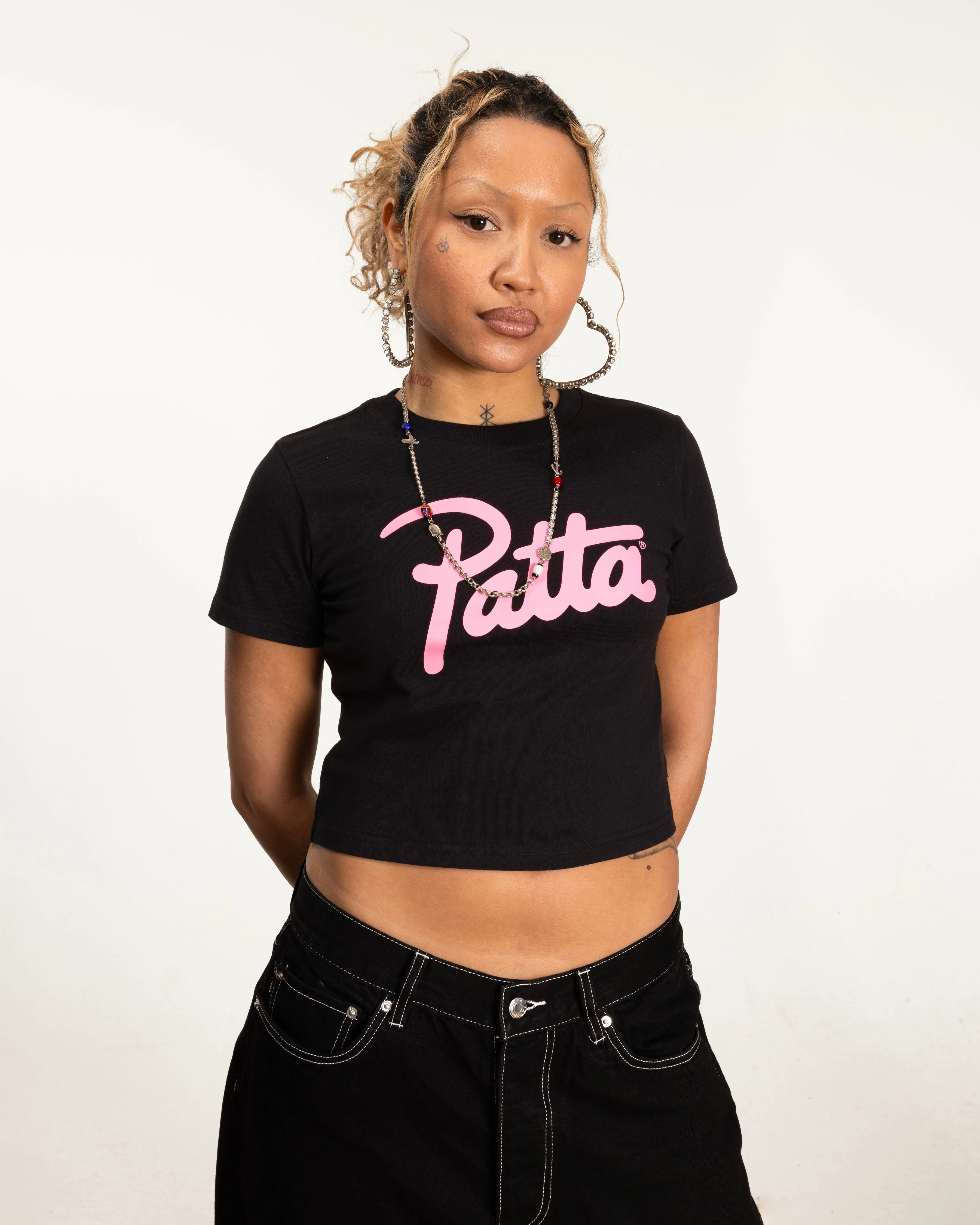 Patta Femme Baby T-Shirt (Black) - Image 3