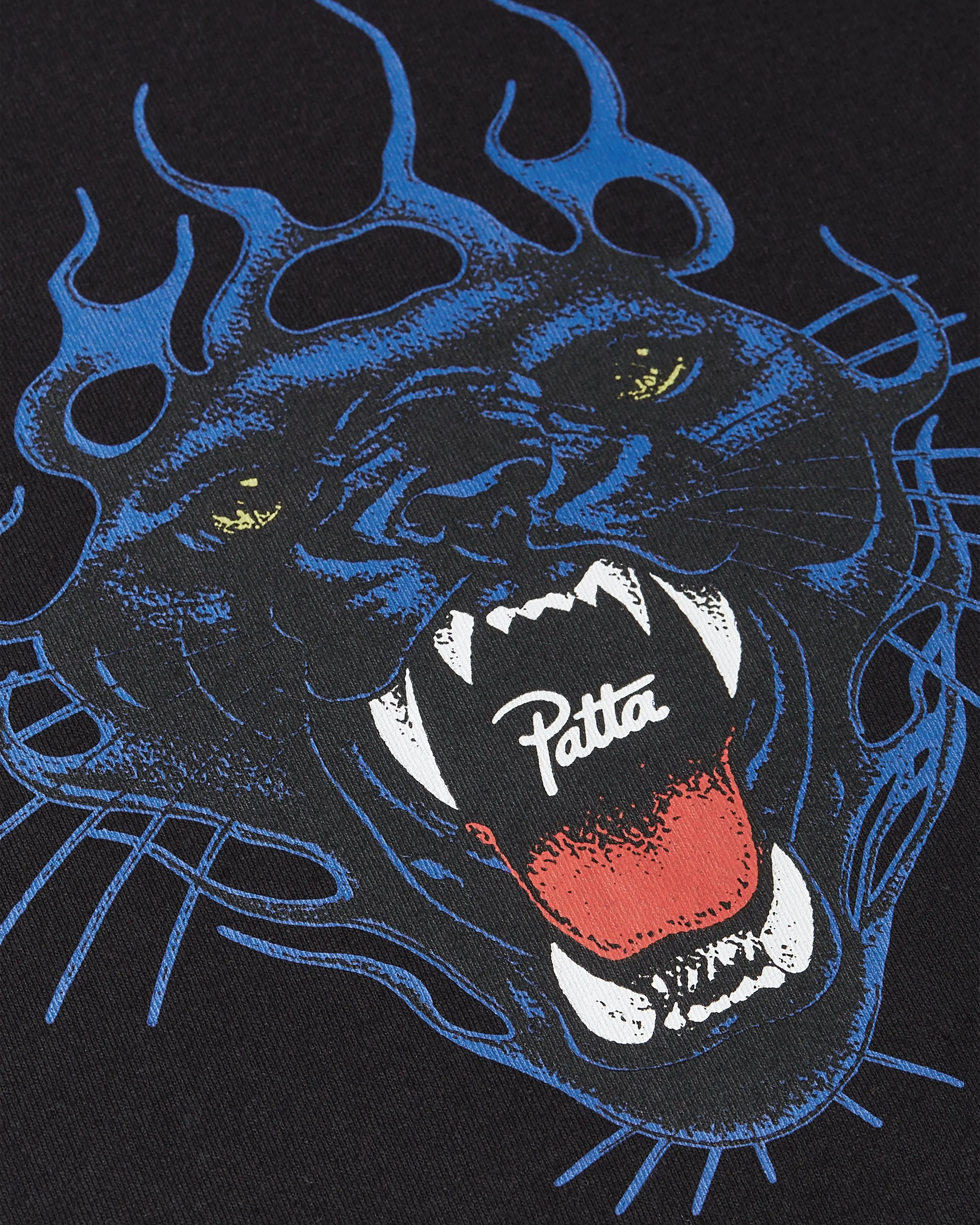 Patta Fire Panther T-Shirt (Black) - Image 3