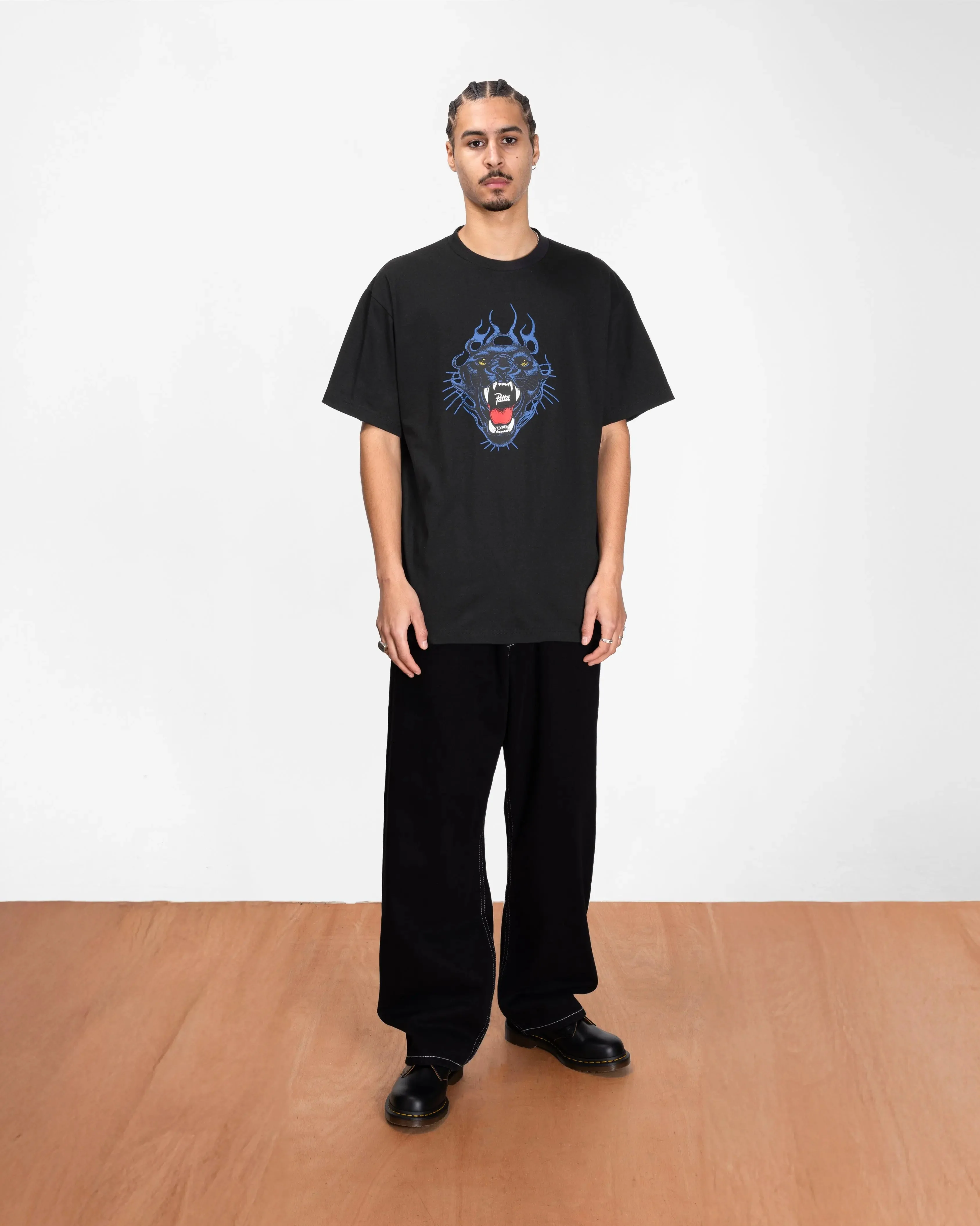 Patta Fire Panther T-Shirt (Black) - Image 4