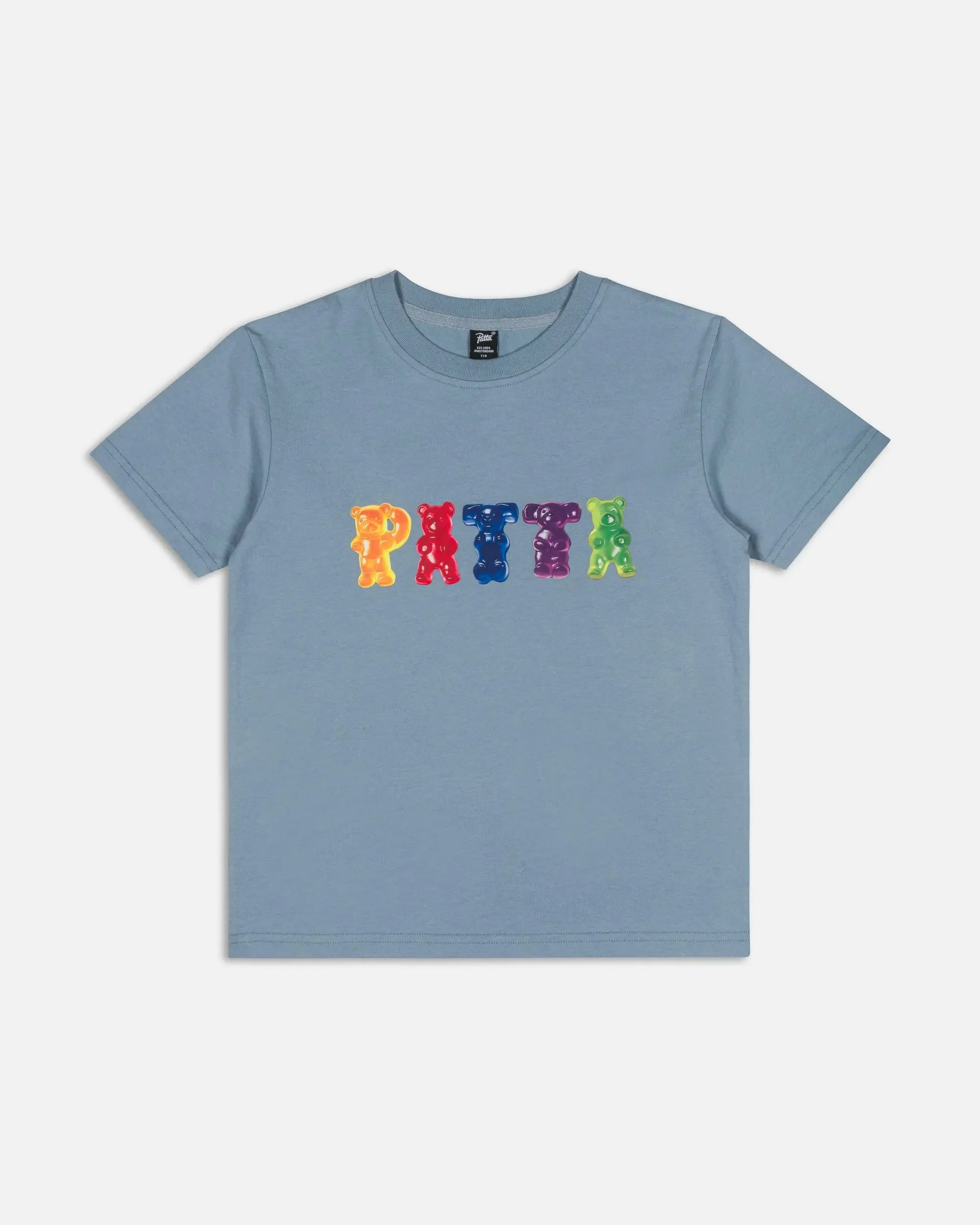 Patta Gummi Kids T-Shirt (Dusty Blue)