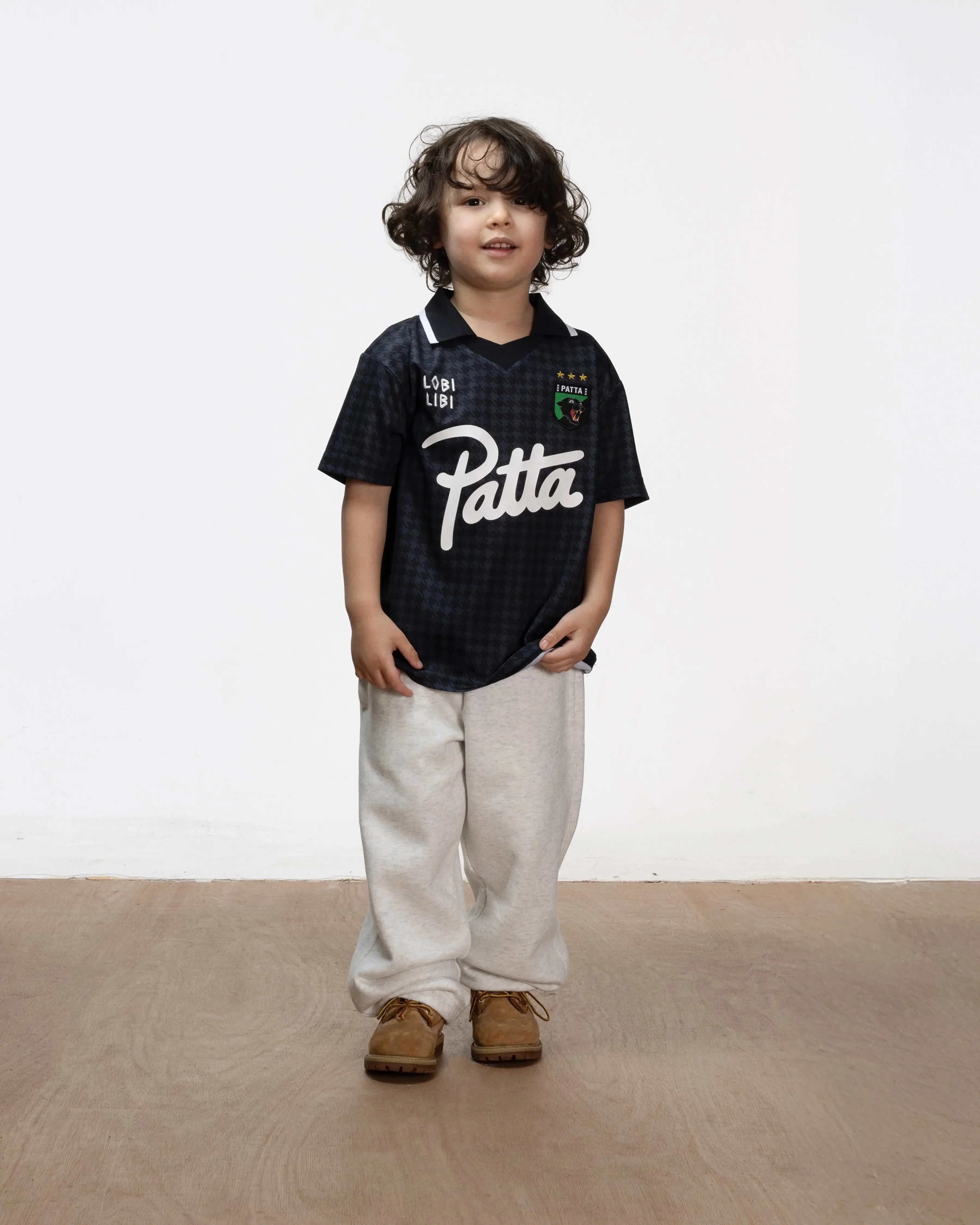 Patta Kids Houndstooth Football Jersey (Ombre Blue) - Image 3