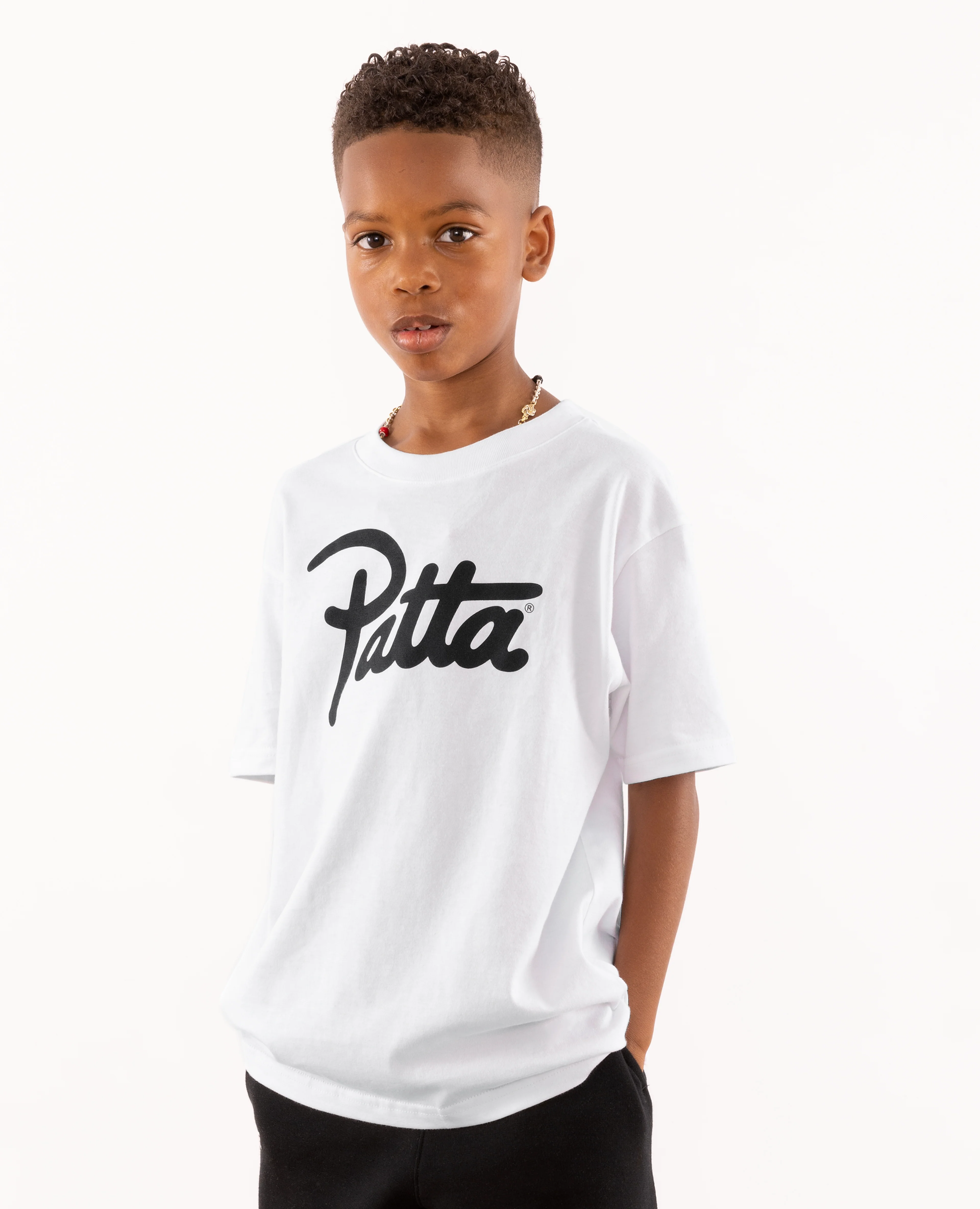 Patta Kids Script Logo T-Shirt - Image 4