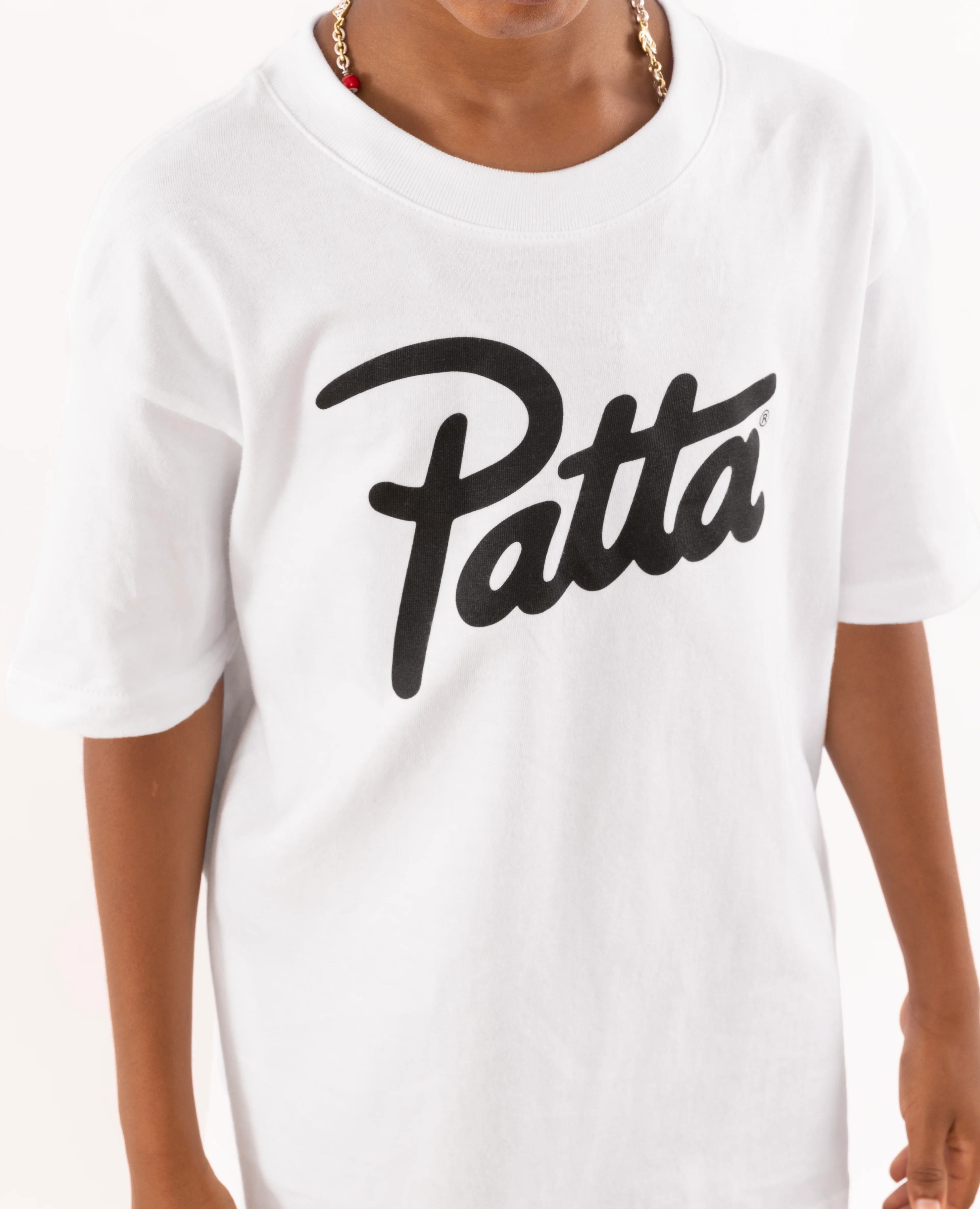 Patta Kids Script Logo T-Shirt - Image 6