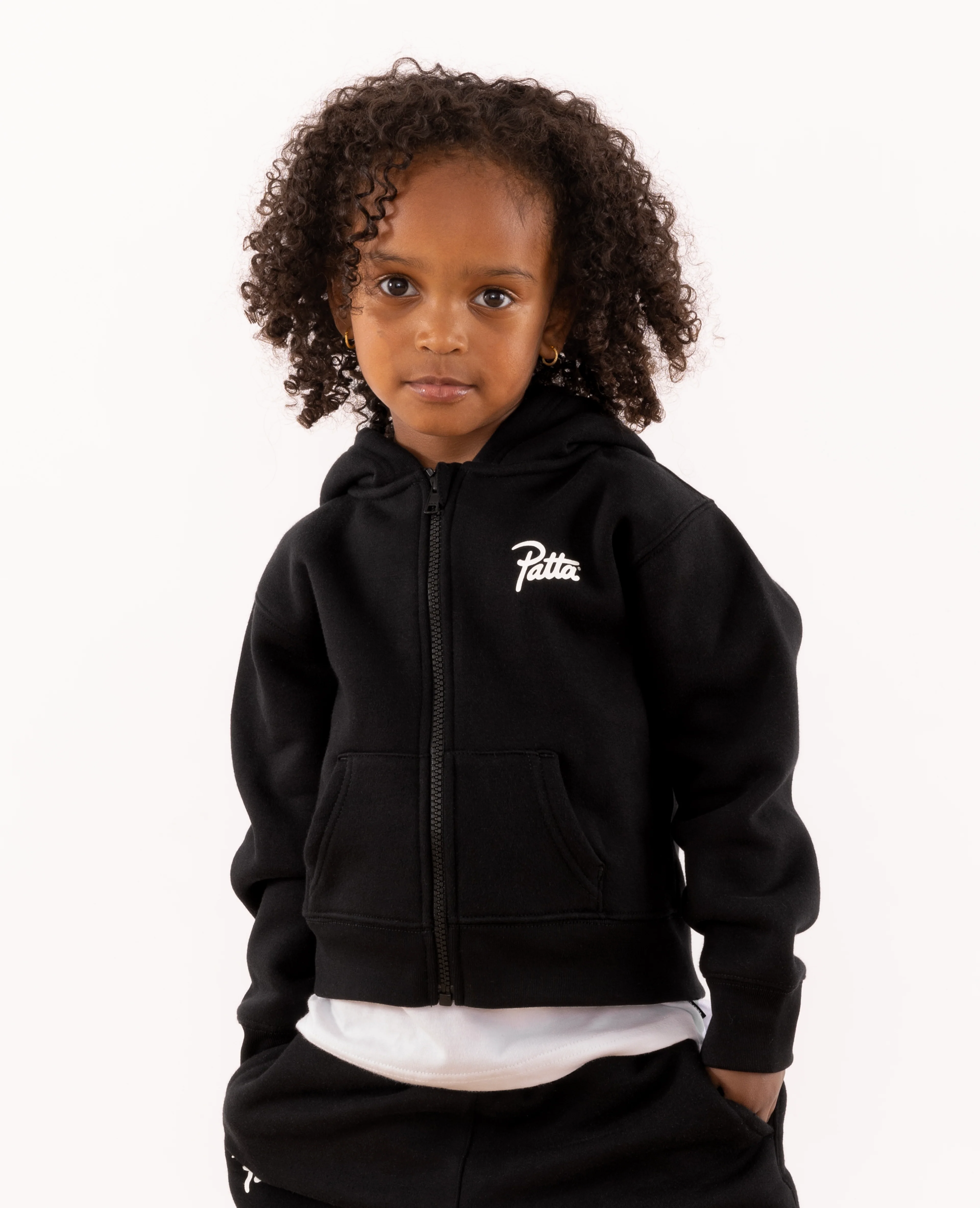 Patta Kids Zip Hooded Sweater - Image 4