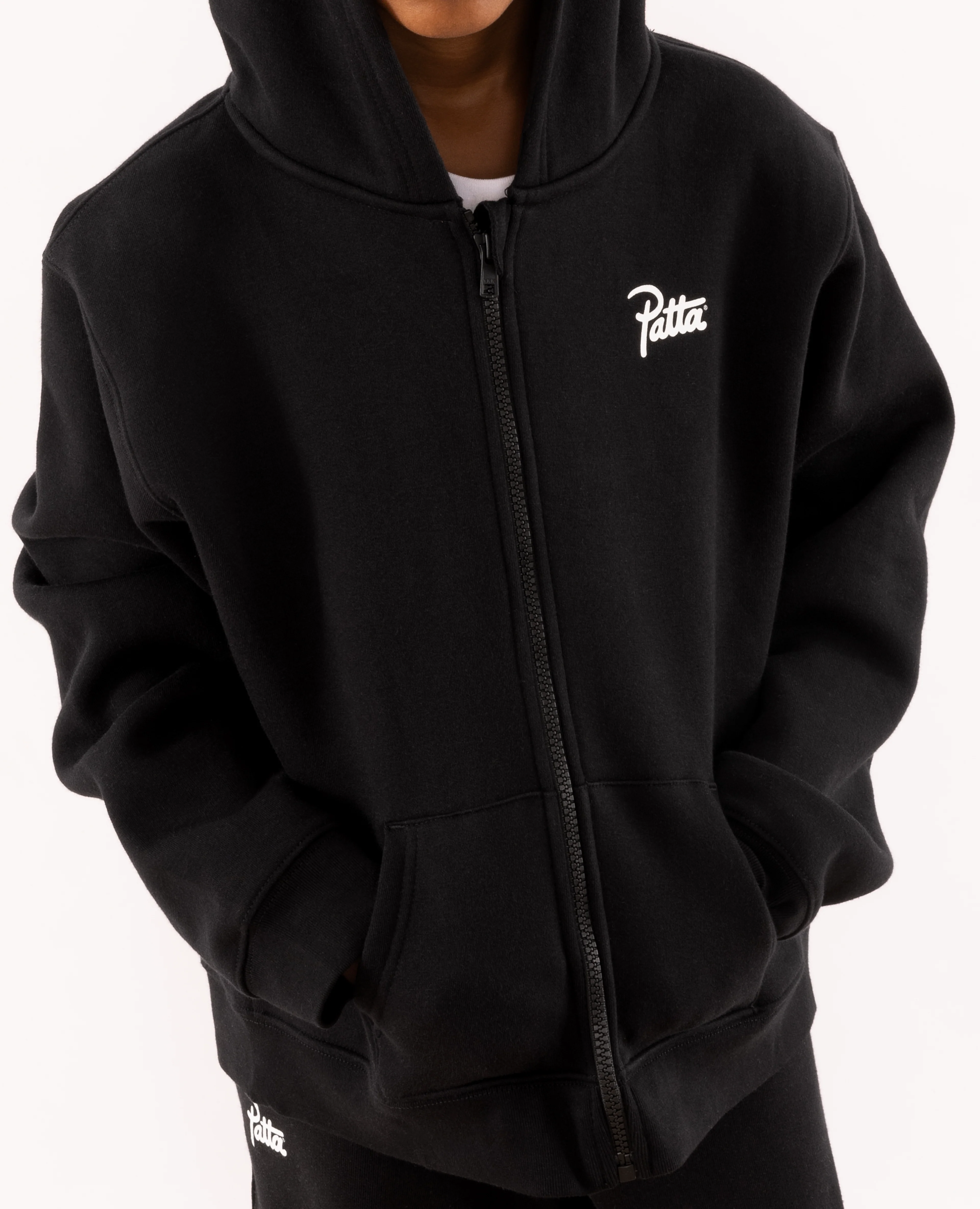 Patta Kids Zip Hooded Sweater - Image 5