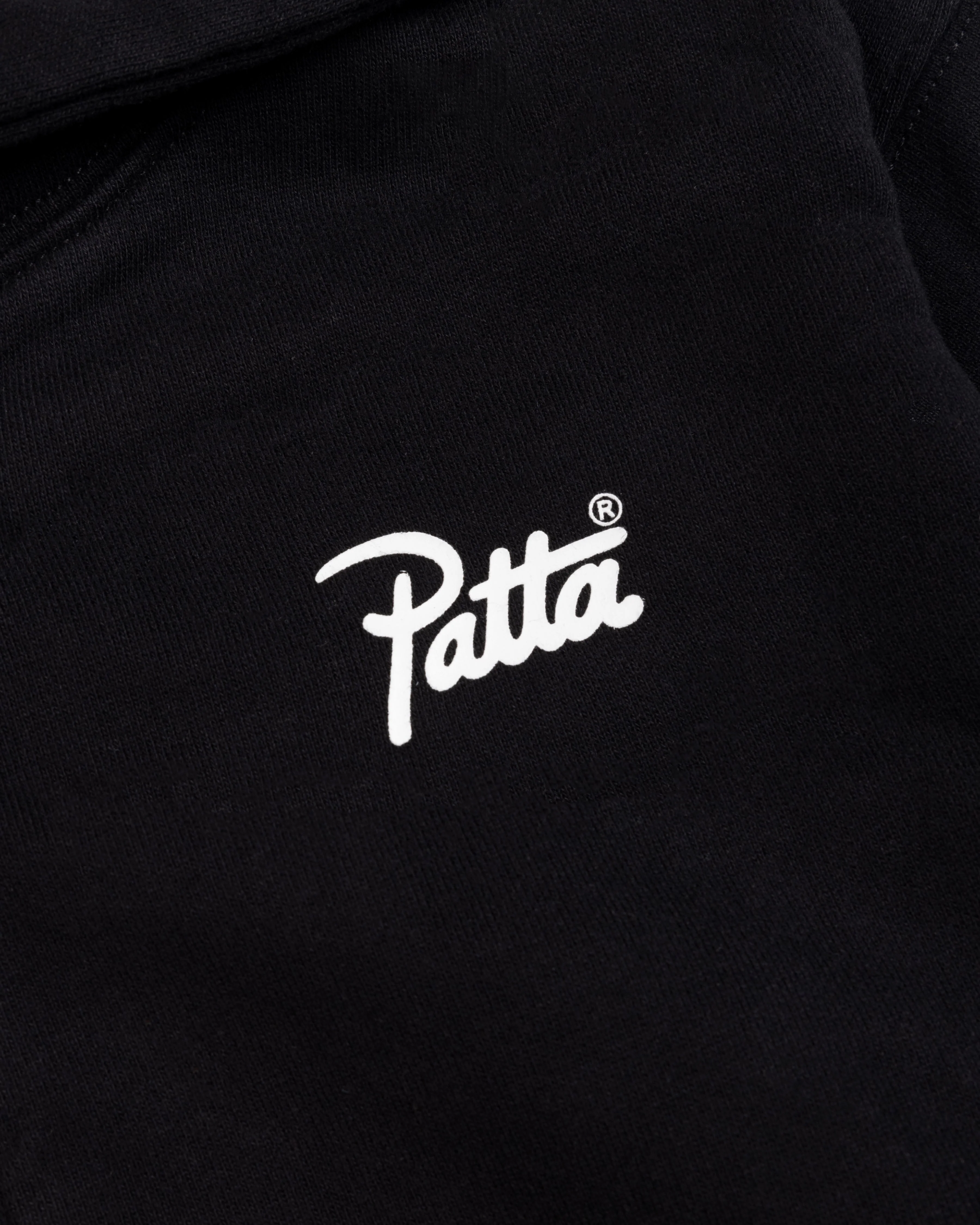 Patta Kids Zip-Up Hooded Sweater (Black) - Image 3