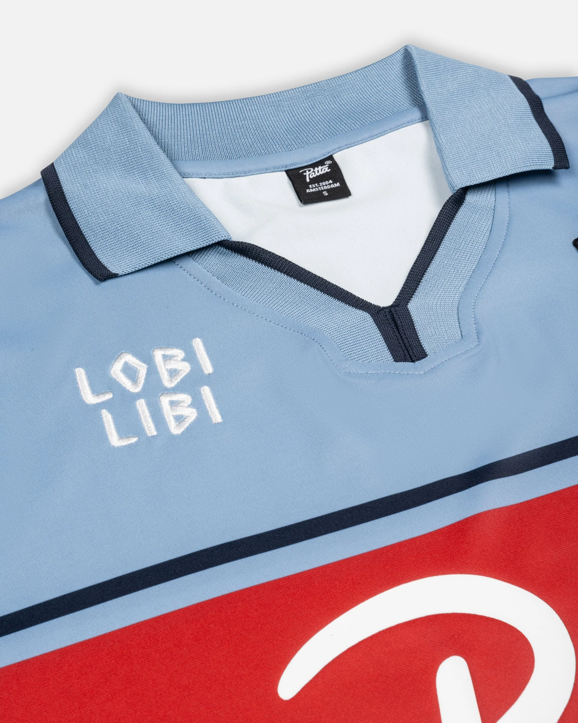 Patta Legacy Football Jersey (Faded Denim) - Image 6