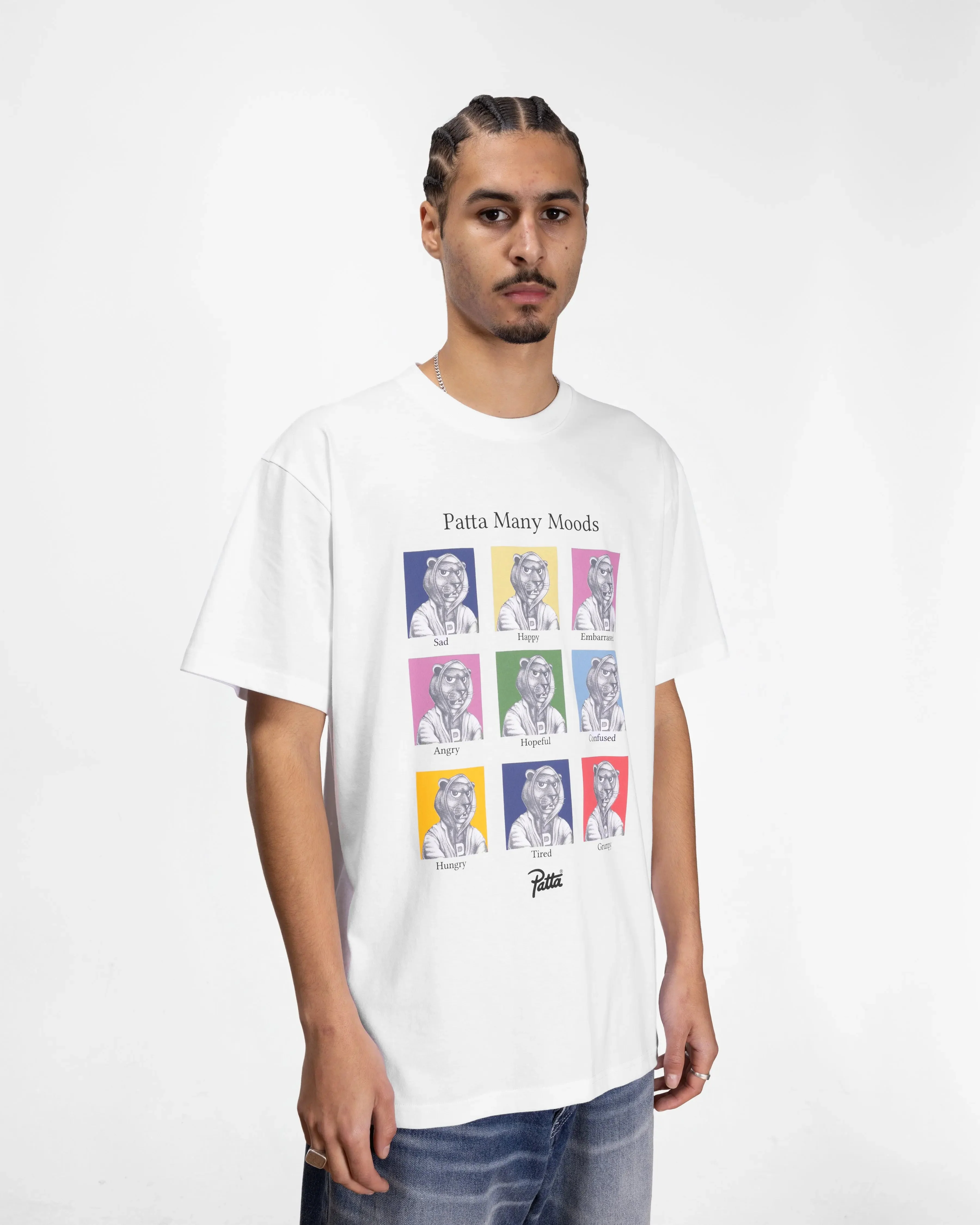 Patta Many Moods T-Shirt (White) - Image 3