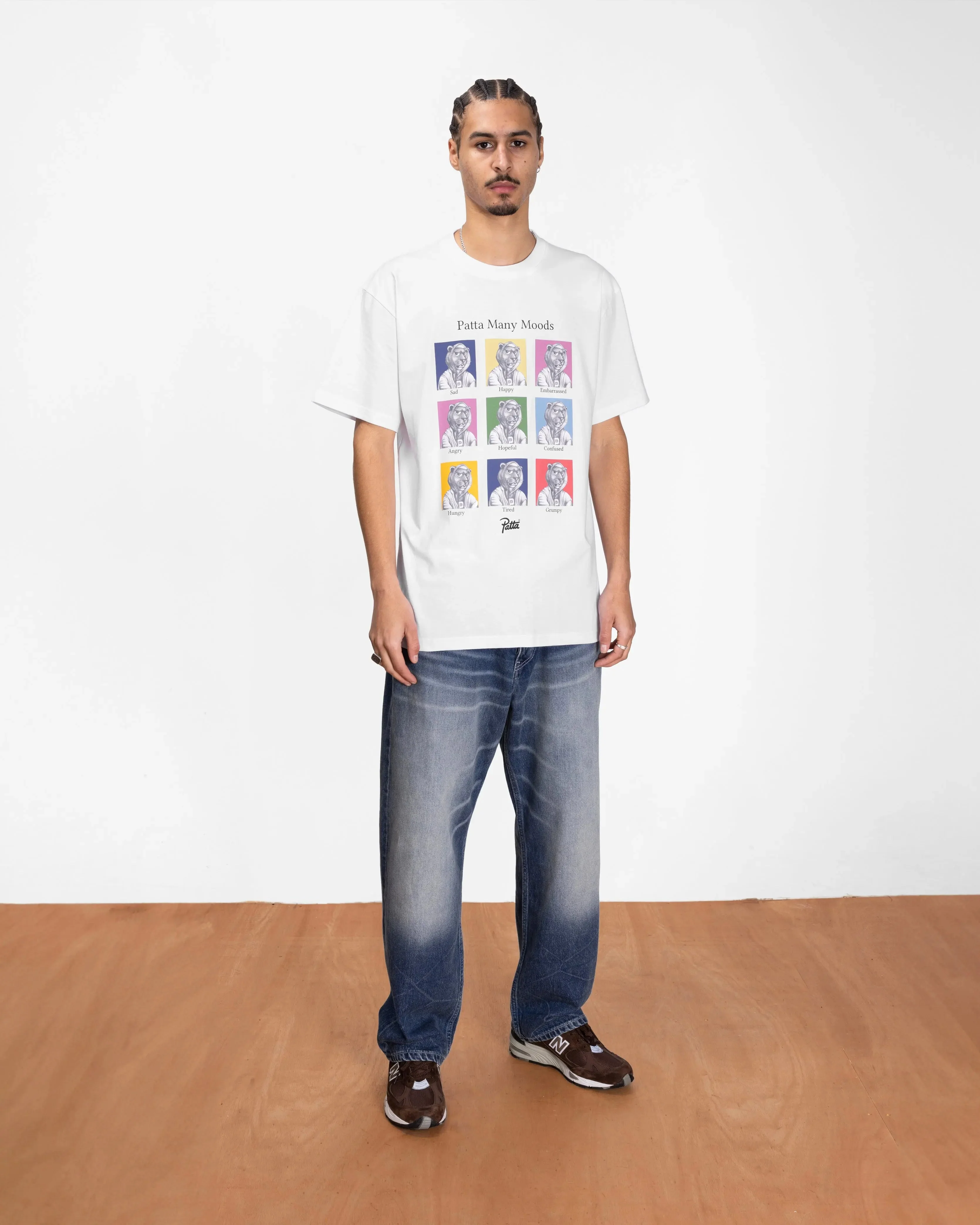 Patta Many Moods T-Shirt (White) - Image 4