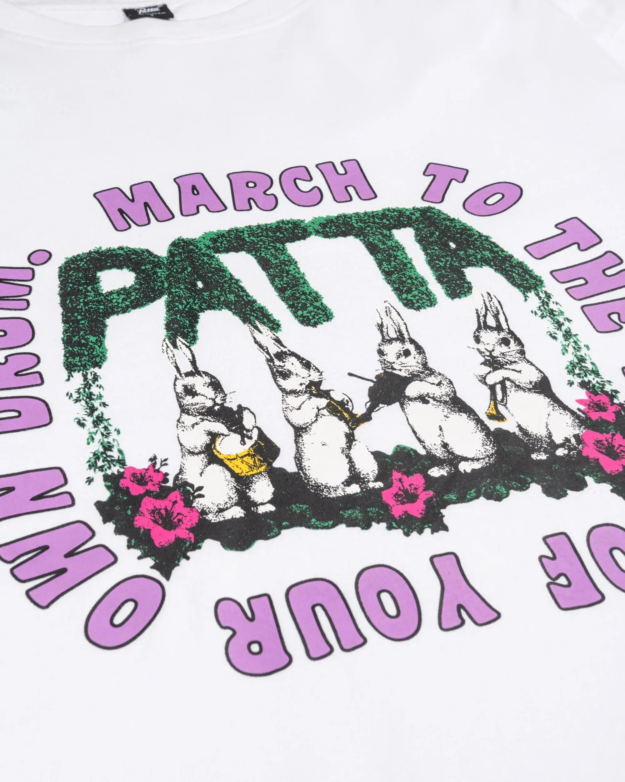 Patta Own Your Own Mind Long Sleeve T-Shirt (White) - Image 7