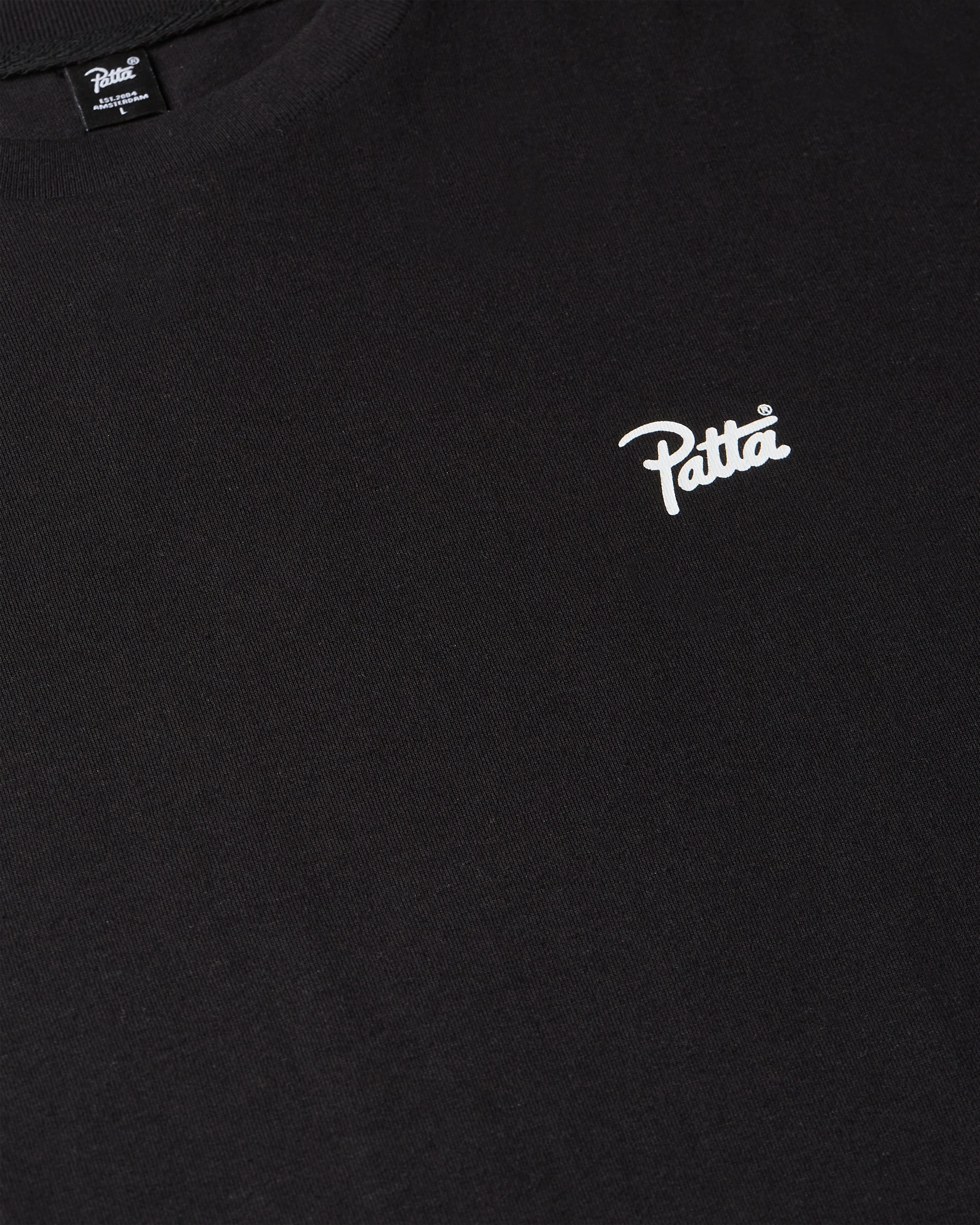 Patta Script Logo T-Shirt (Black) - Image 3