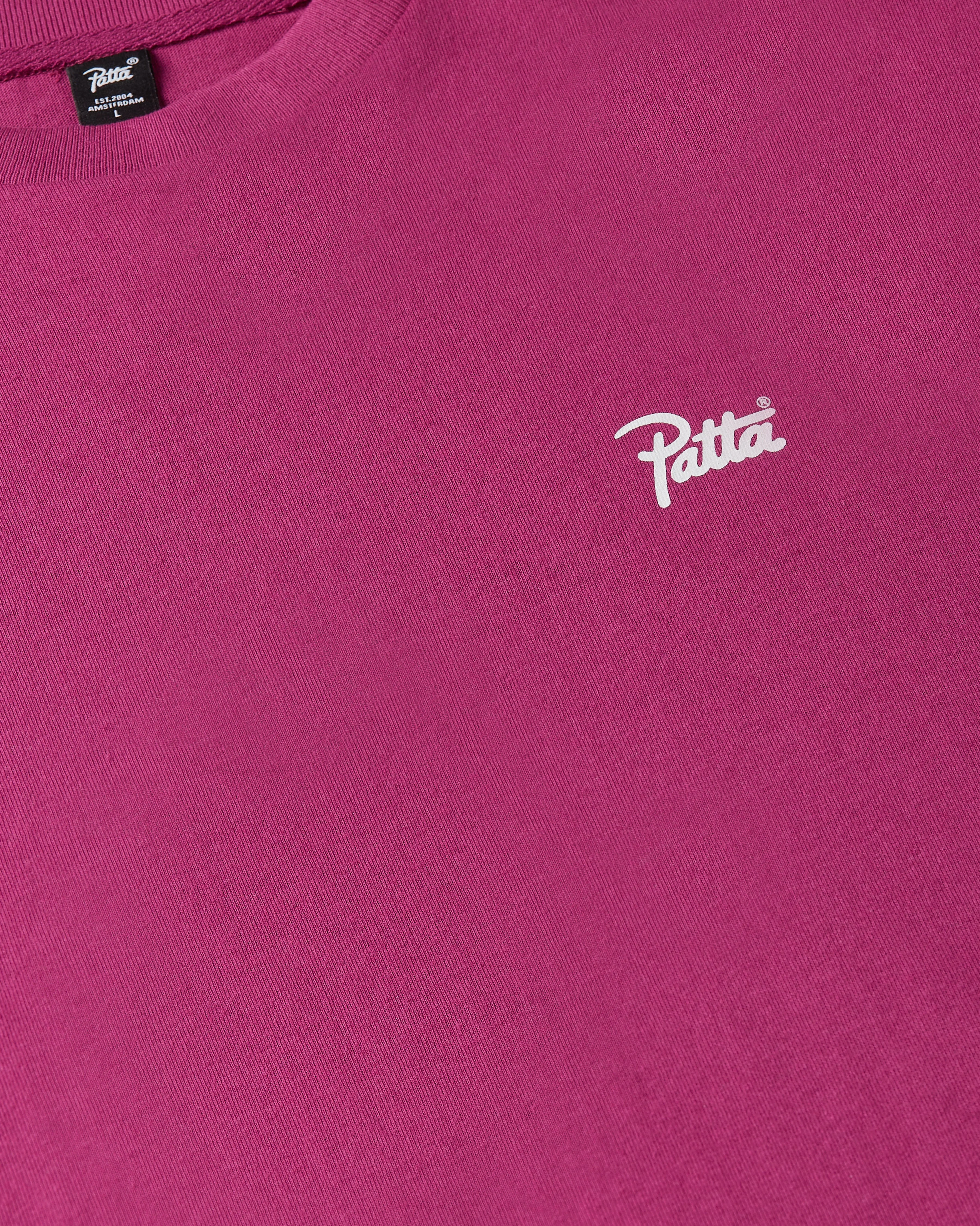 Patta Script Logo T-Shirt (Boysenberry) - Image 3