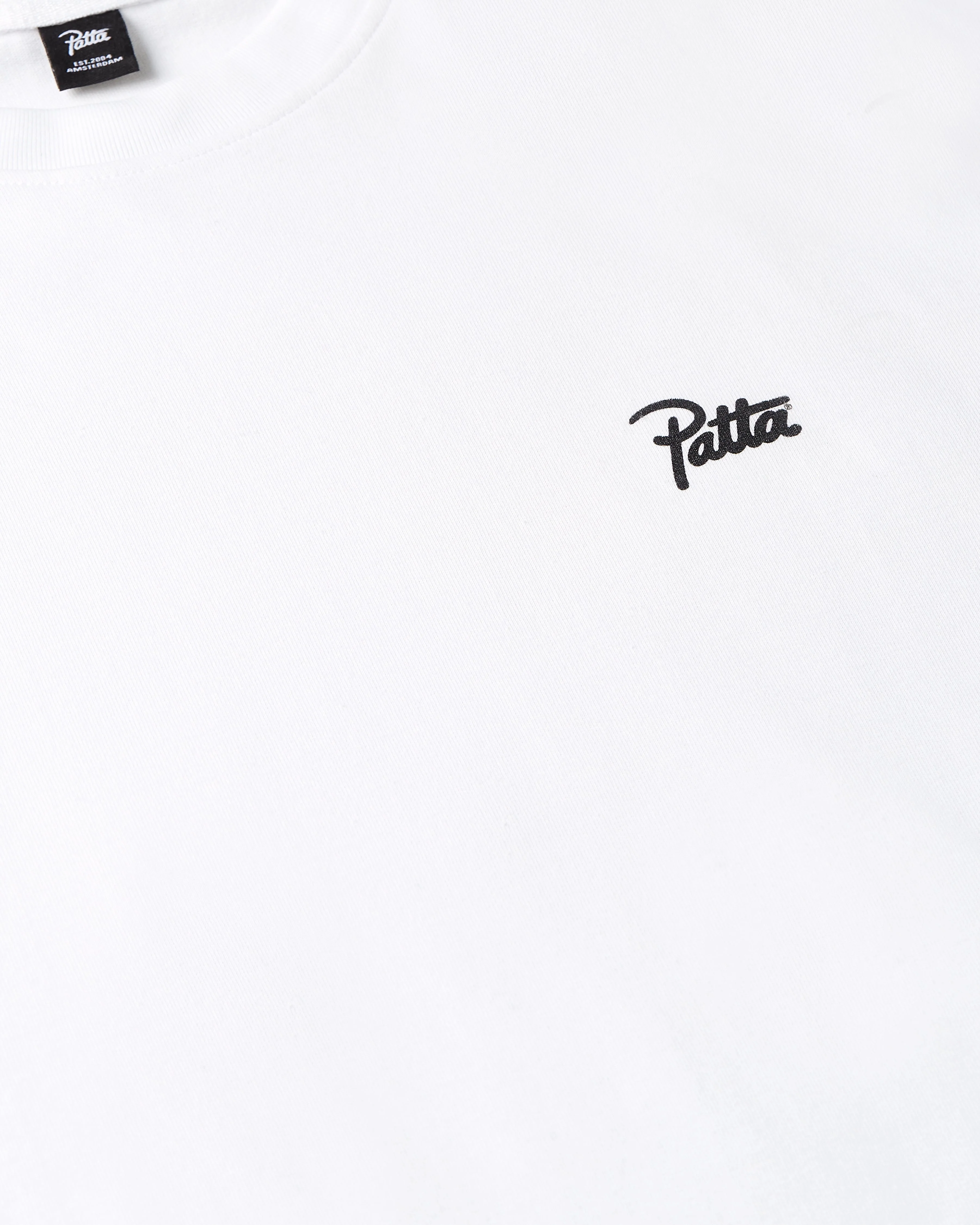 Patta Script Logo T-Shirt (White) - Image 3