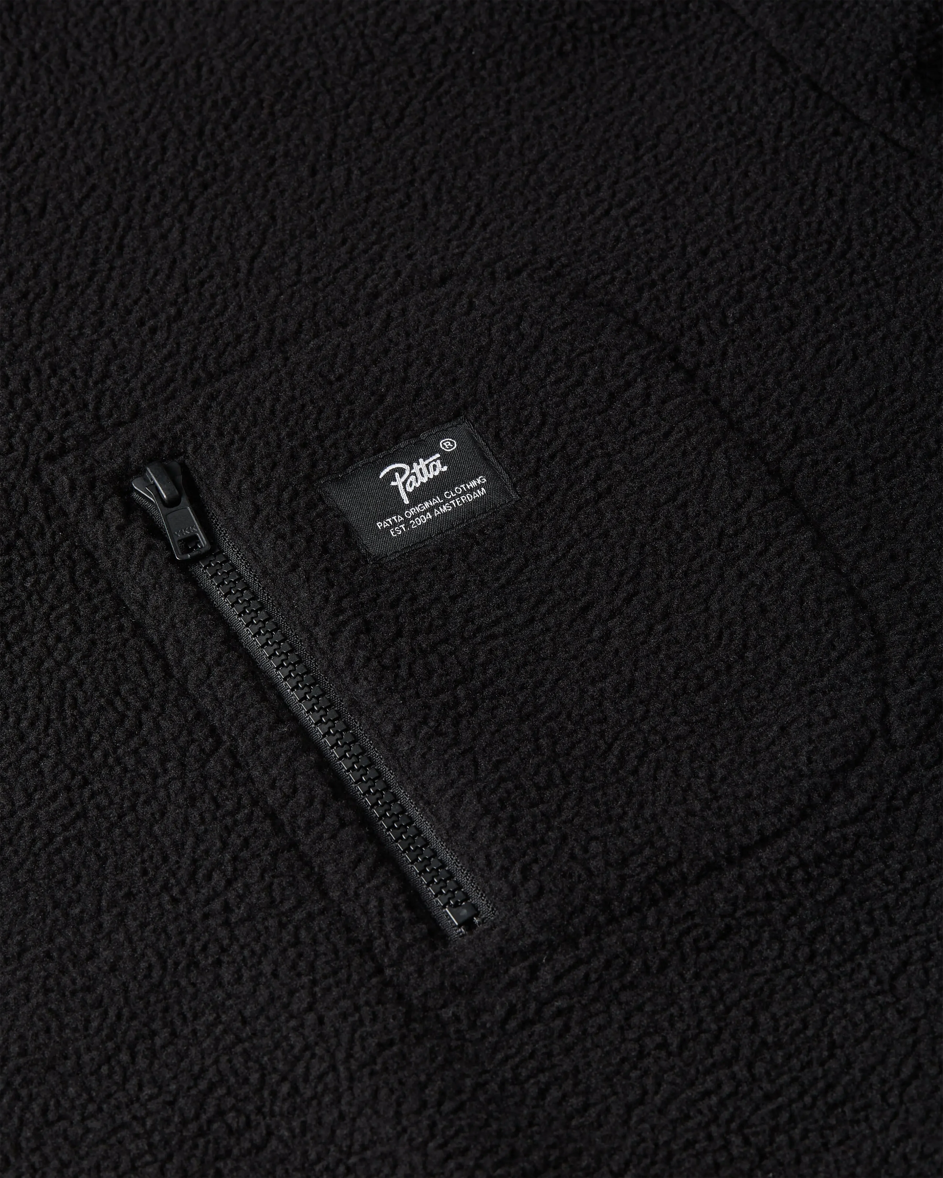 Patta Polartec Sherpa Fleece Overhead (Black) - Image 7