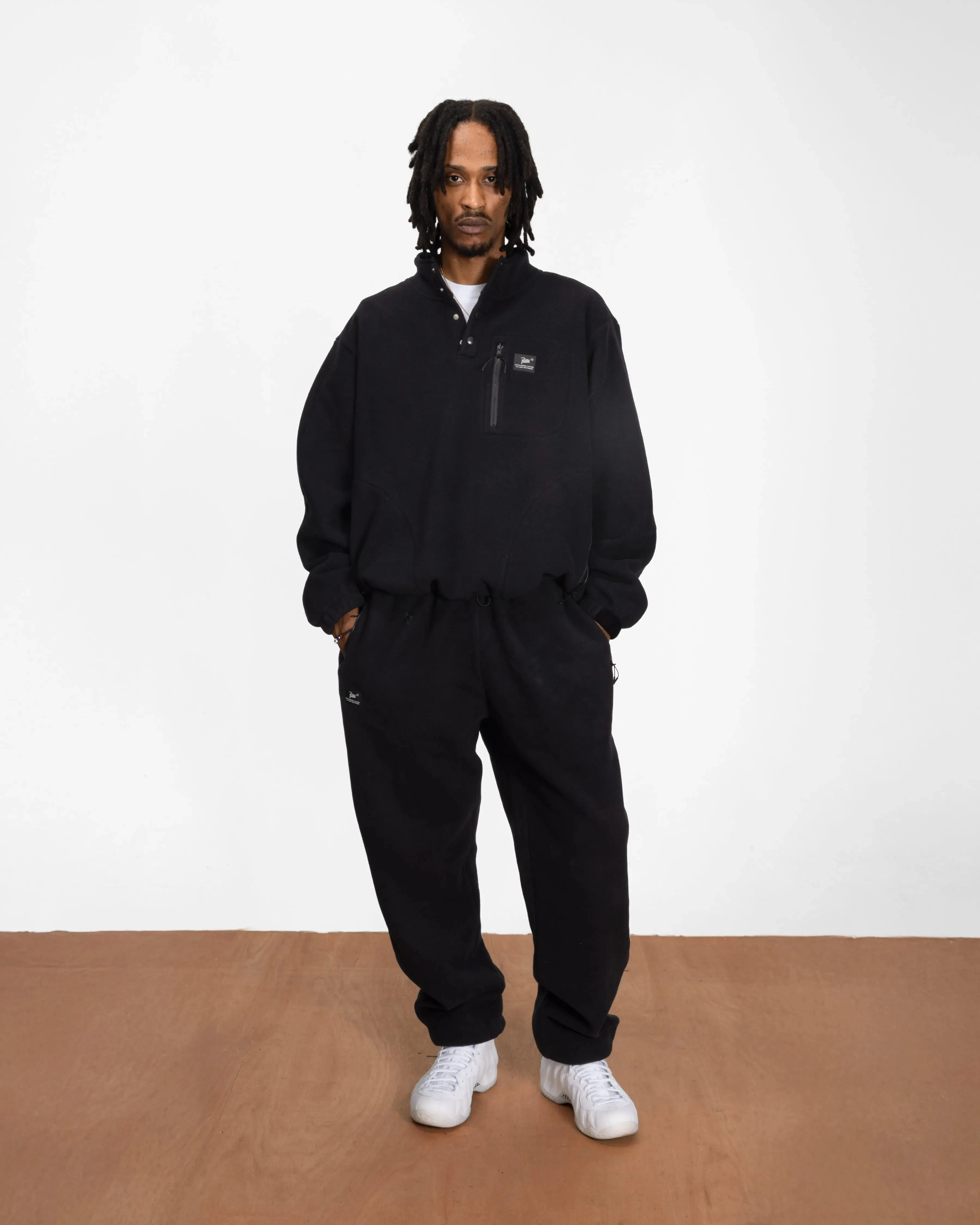 Patta Polartec Sherpa Fleece Pants (Black) - Image 3