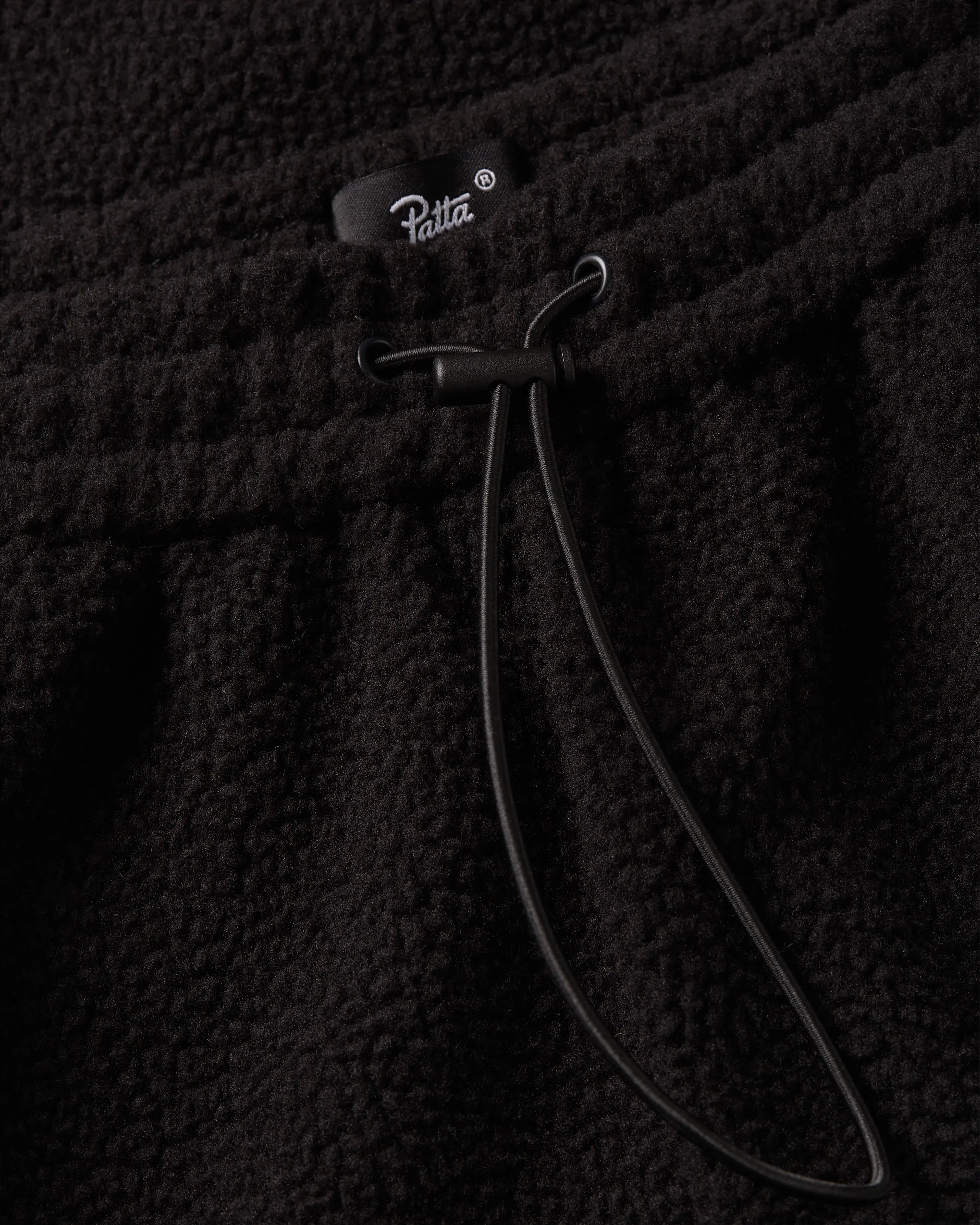 Patta Polartec Sherpa Fleece Pants (Black) - Image 4