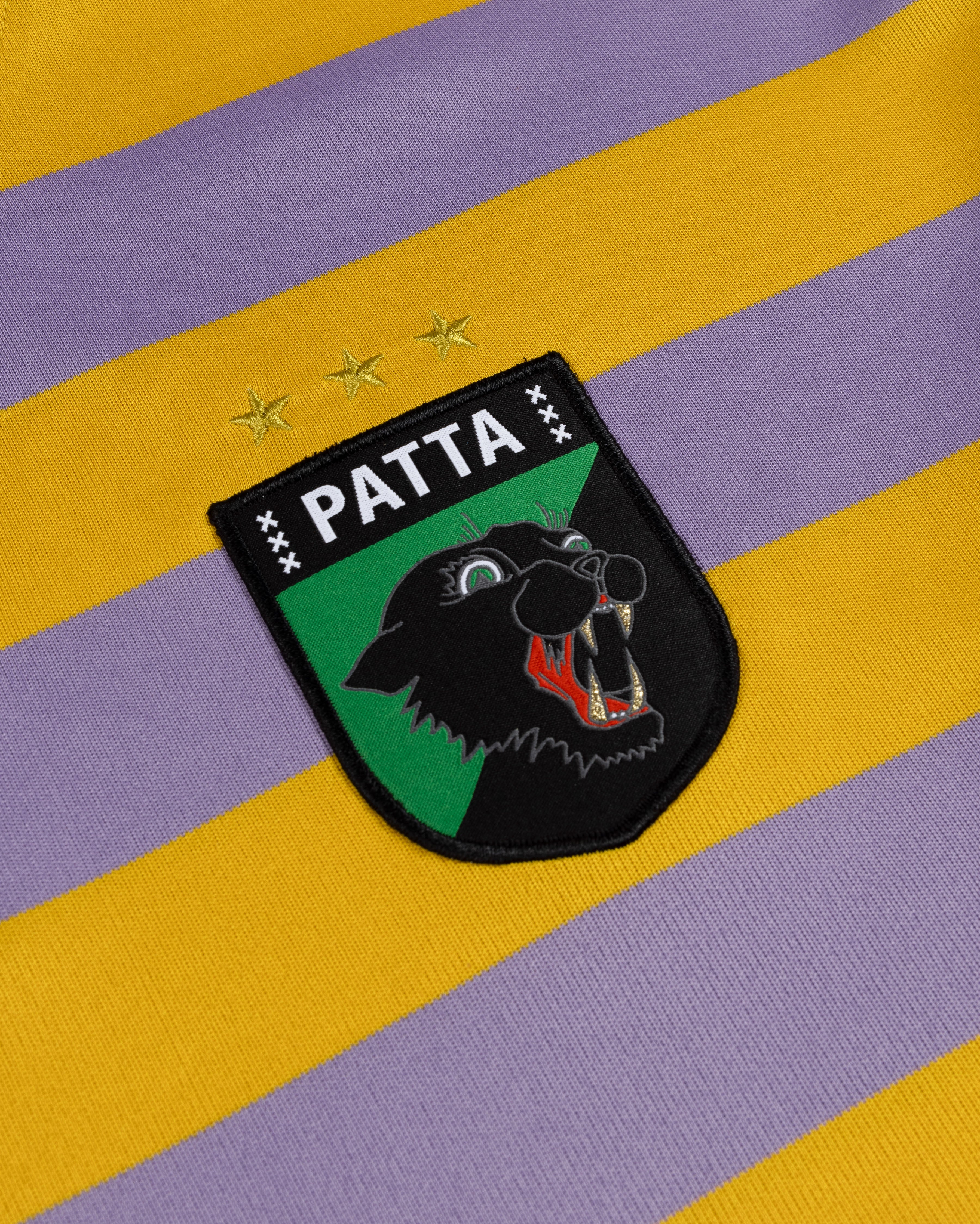 Patta Striped Longsleeve Football Jersey (Chalk Violet) - Image 7
