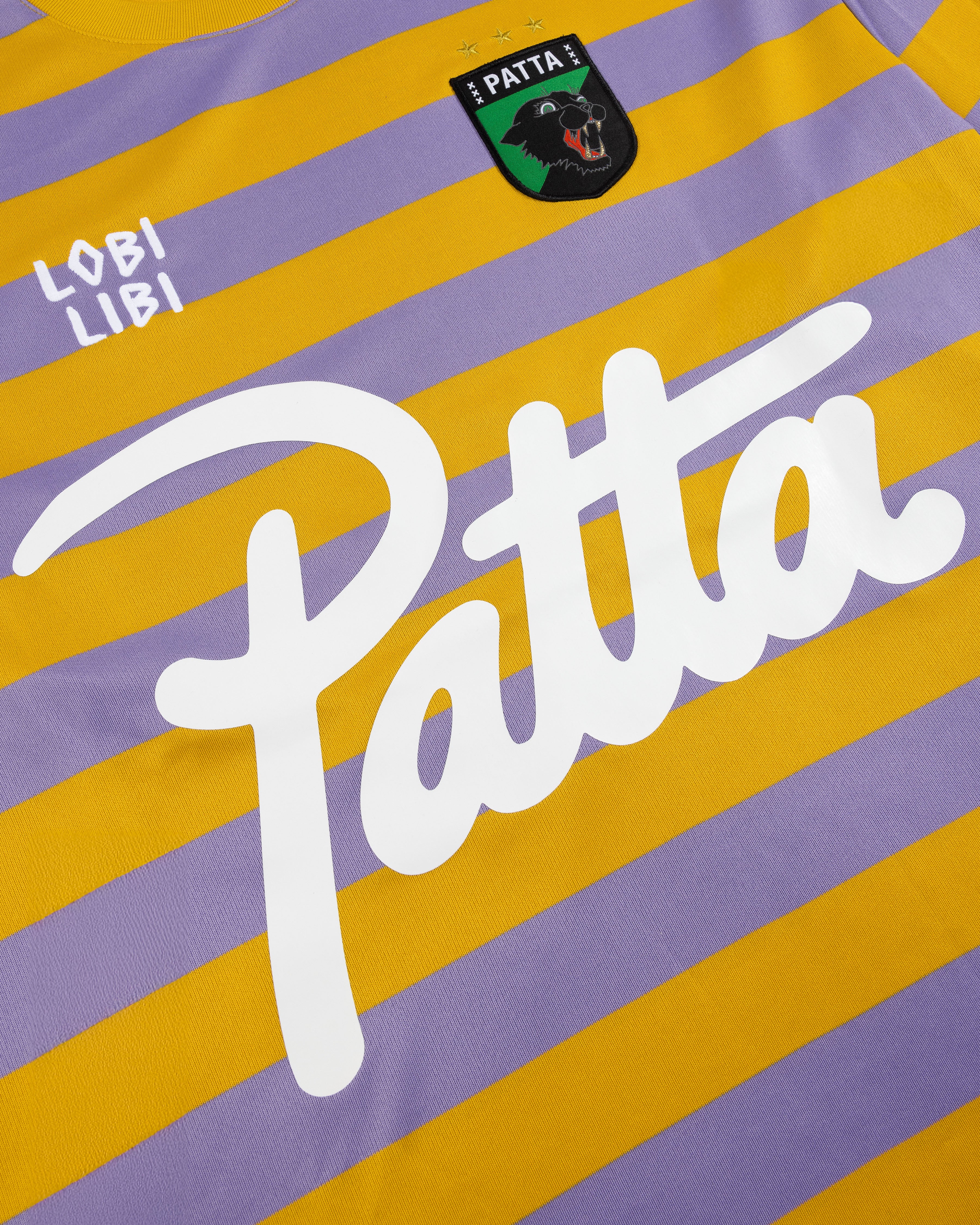 Patta Striped Longsleeve Football Jersey (Chalk Violet) - Image 9