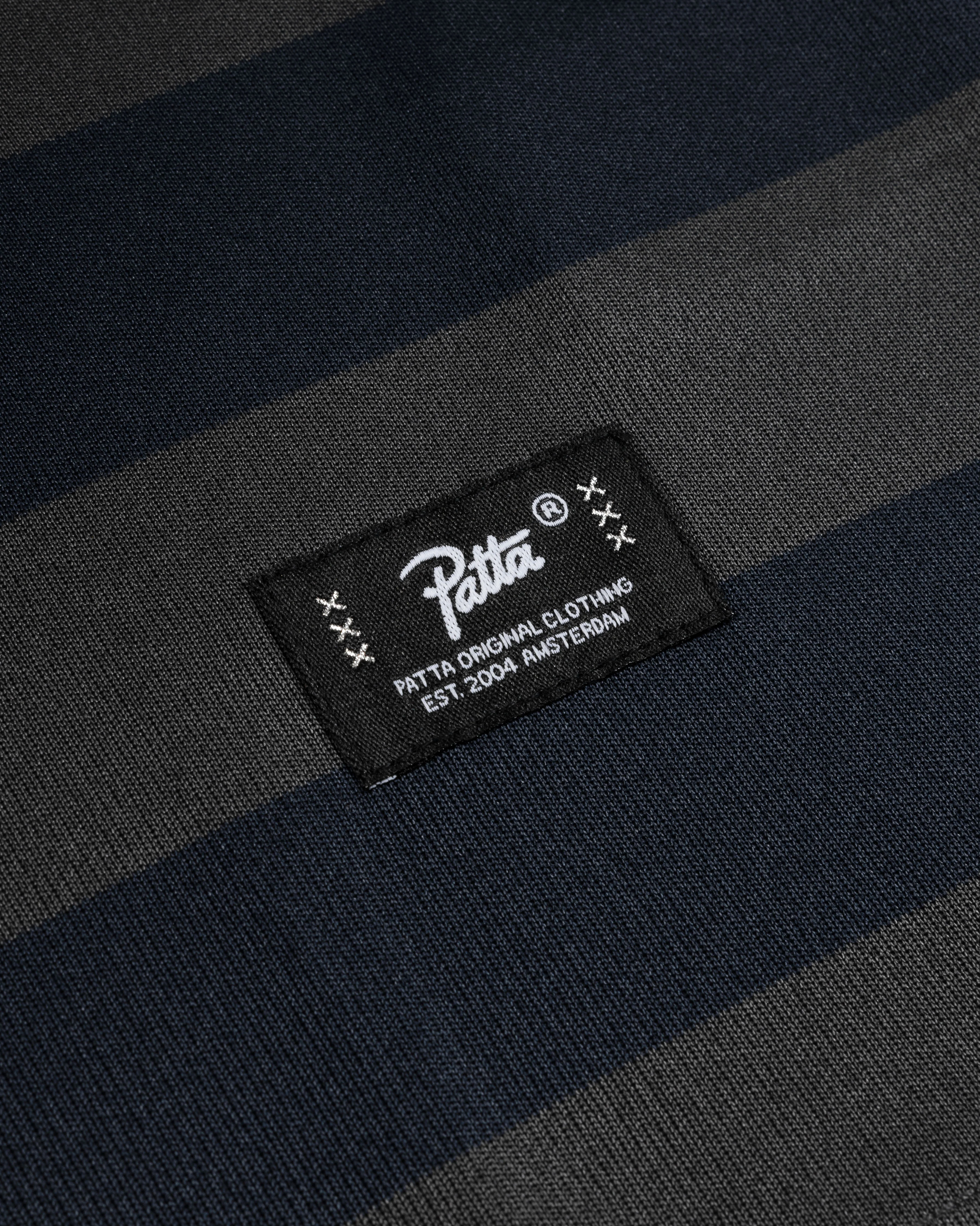 Patta Striped Longsleeve Football Jersey (Forged Iron) - Image 9